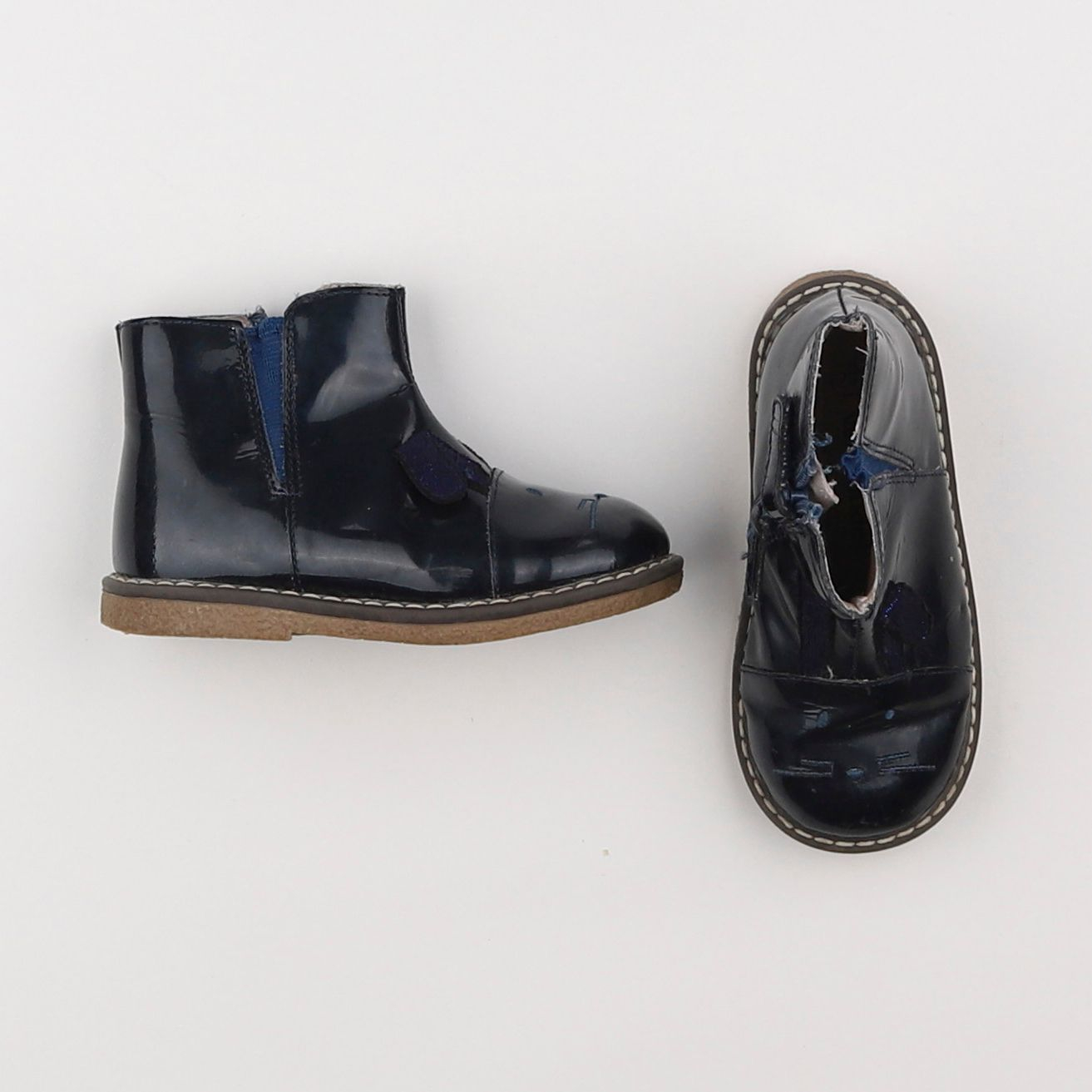 Vertbaudet - bottes bleu - pointure 24