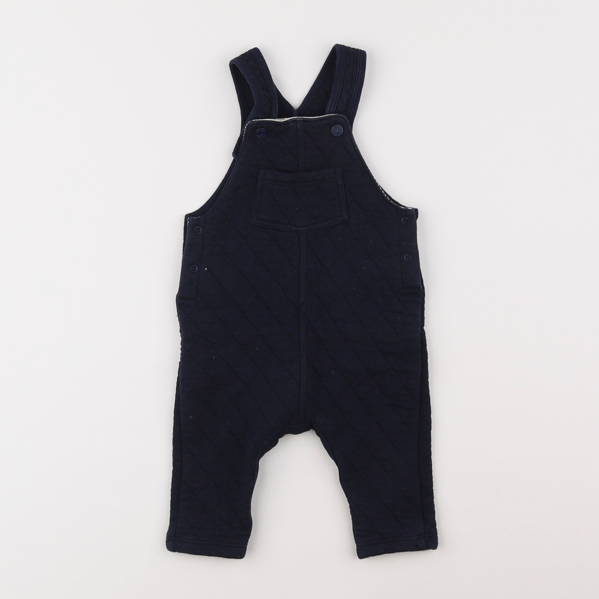 Petit Bateau - salopette bleu - 6 mois