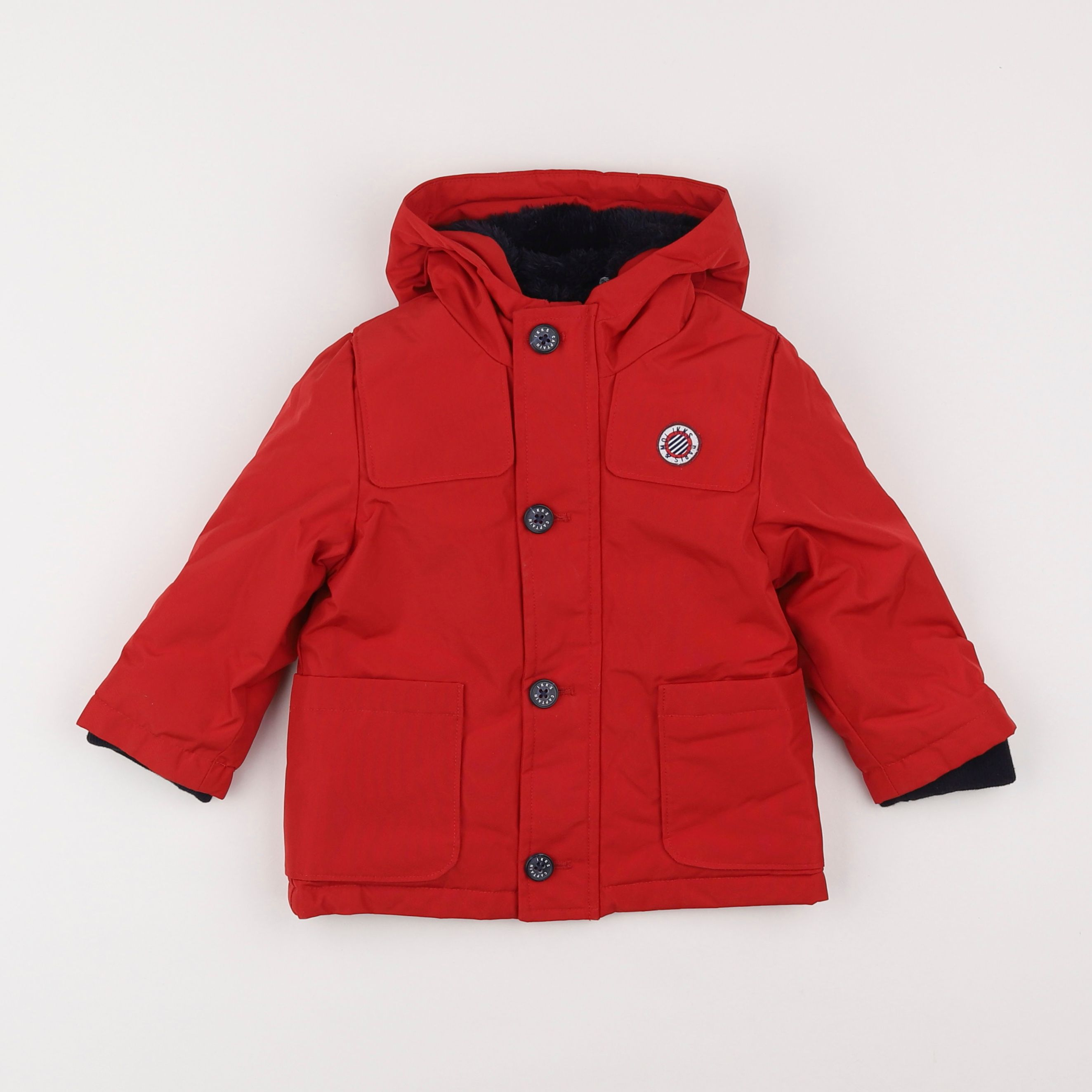 IKKS - parka rouge - 18 mois