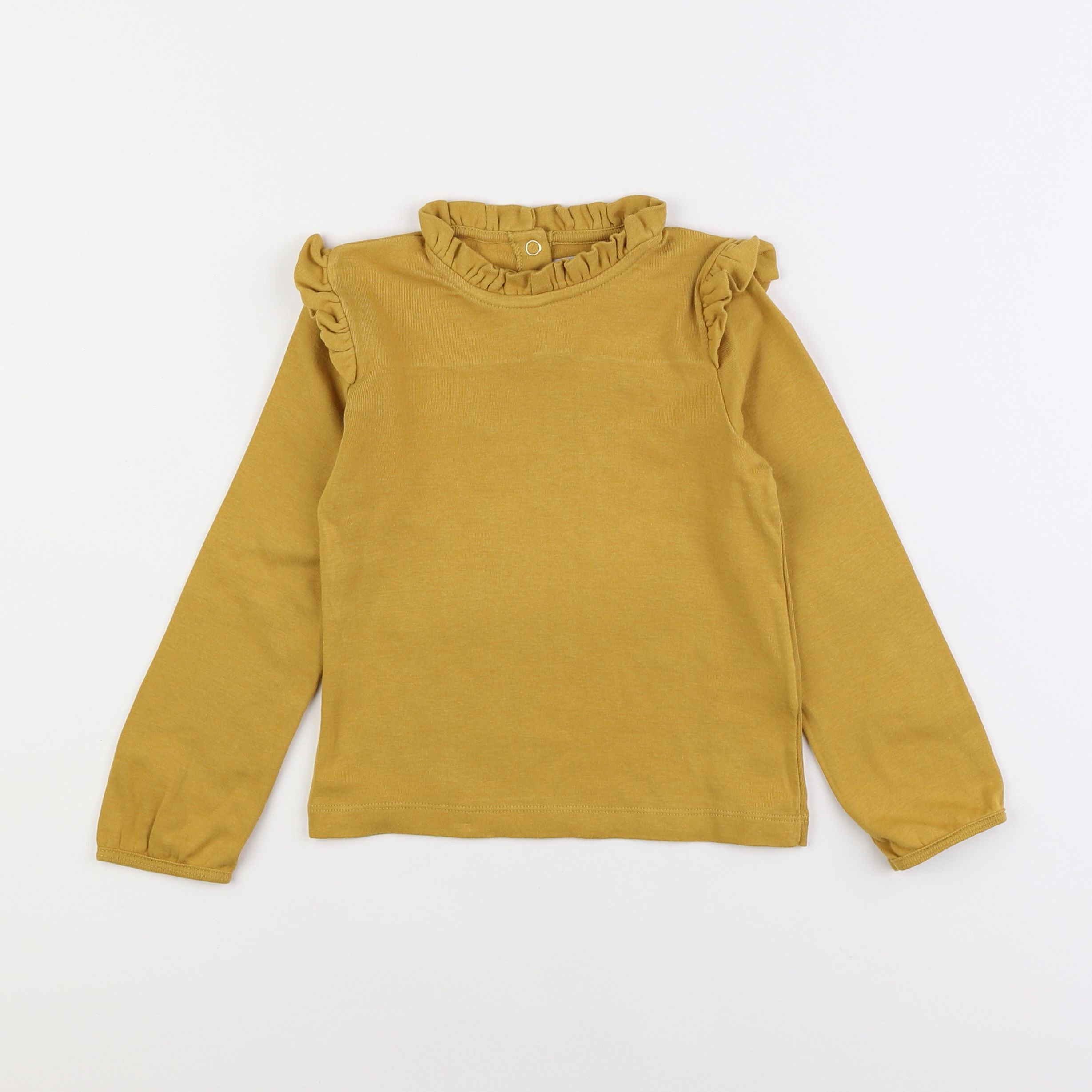 Petit Bateau - tee-shirt jaune - 5 ans