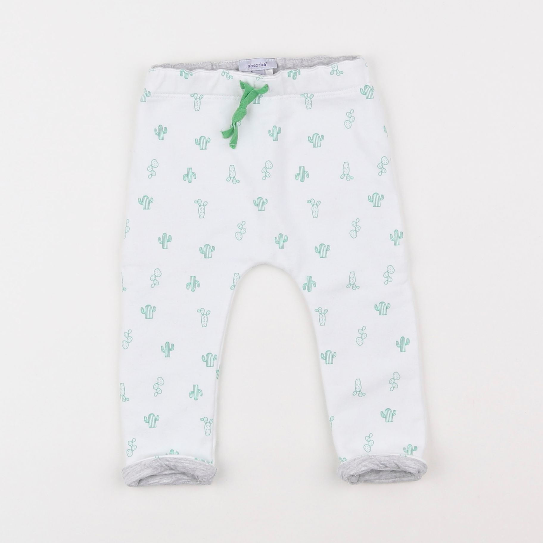 Absorba - jogging blanc, vert - 6 mois