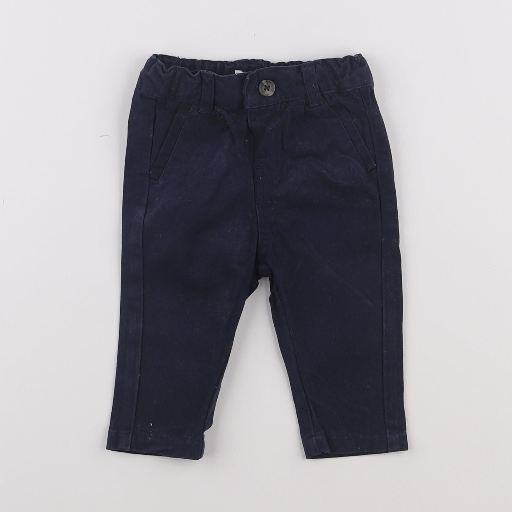 Vertbaudet - pantalon bleu - 3 mois