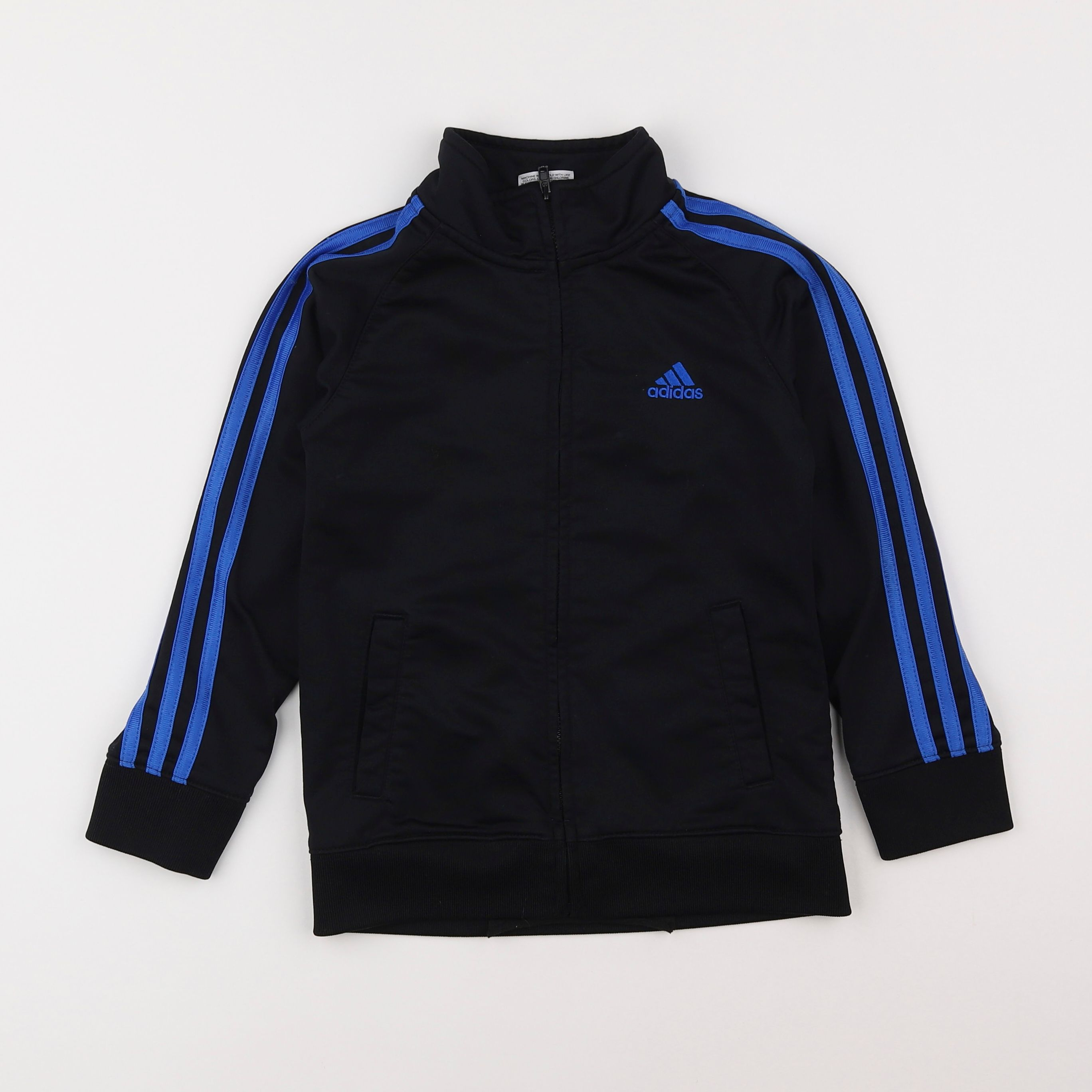 Adidas - sweat noir, bleu - 6 ans