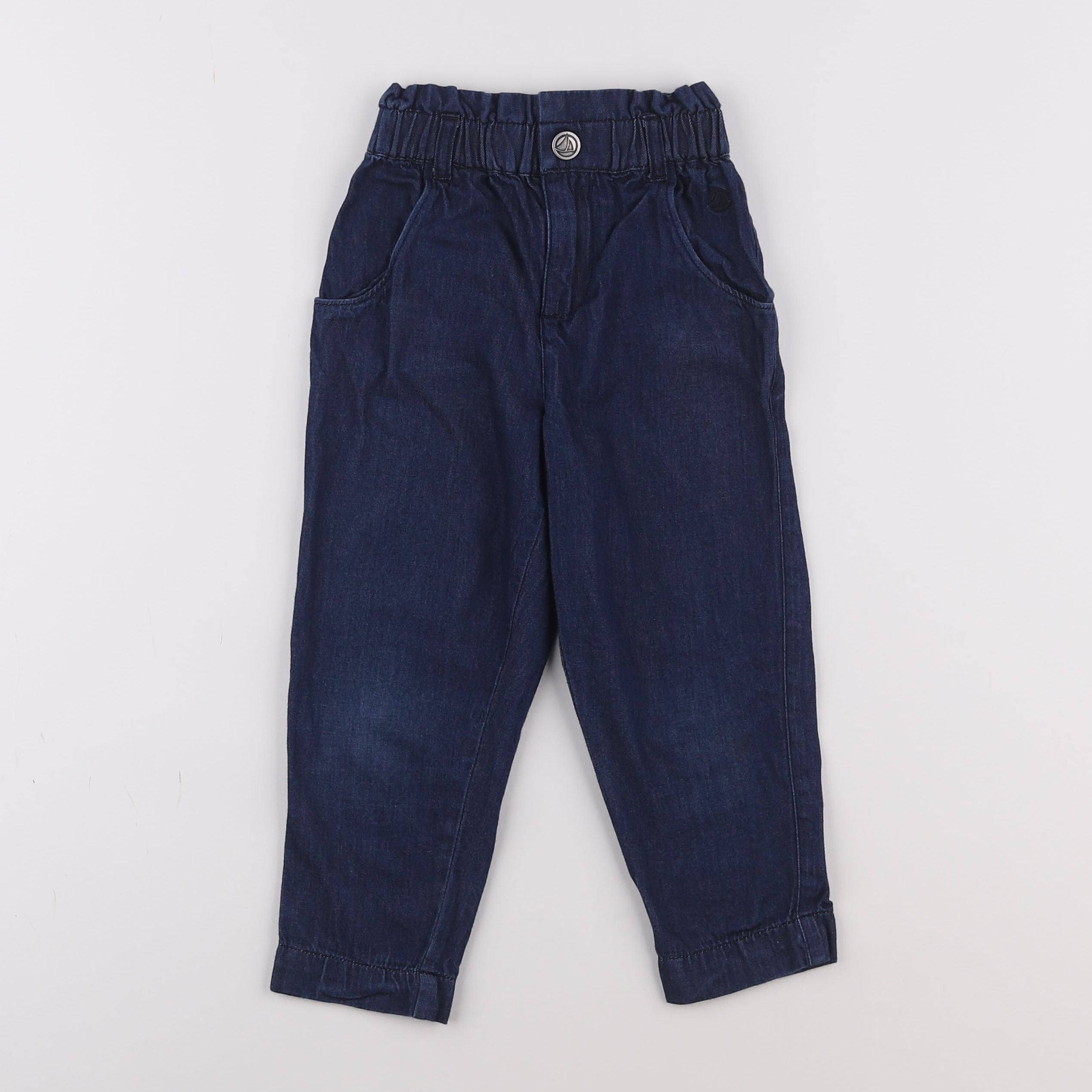 Petit Bateau - pantalon bleu - 4 ans