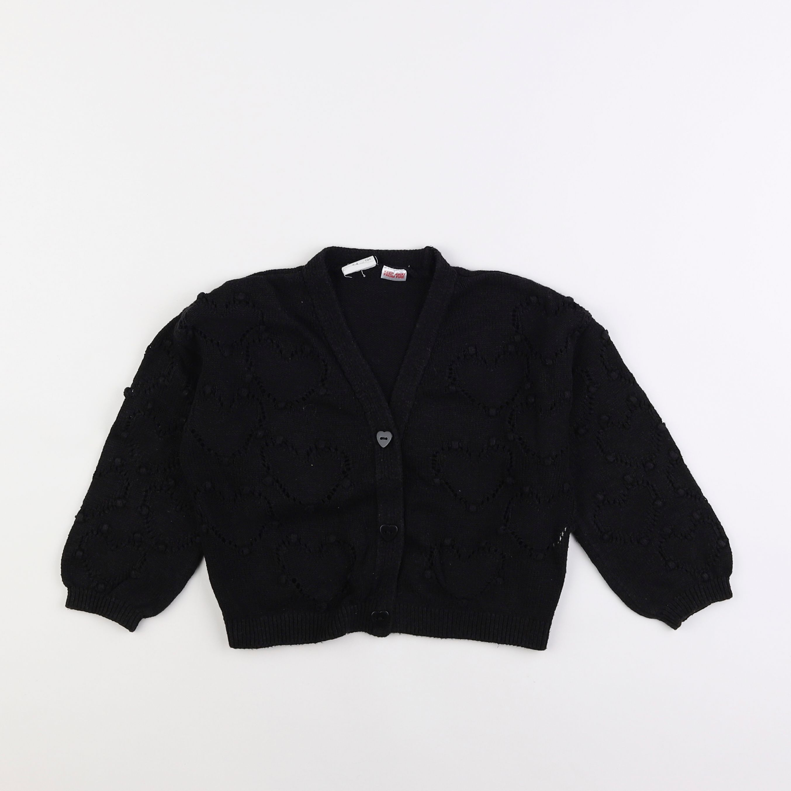 Zara - gilet noir - 3/4 ans