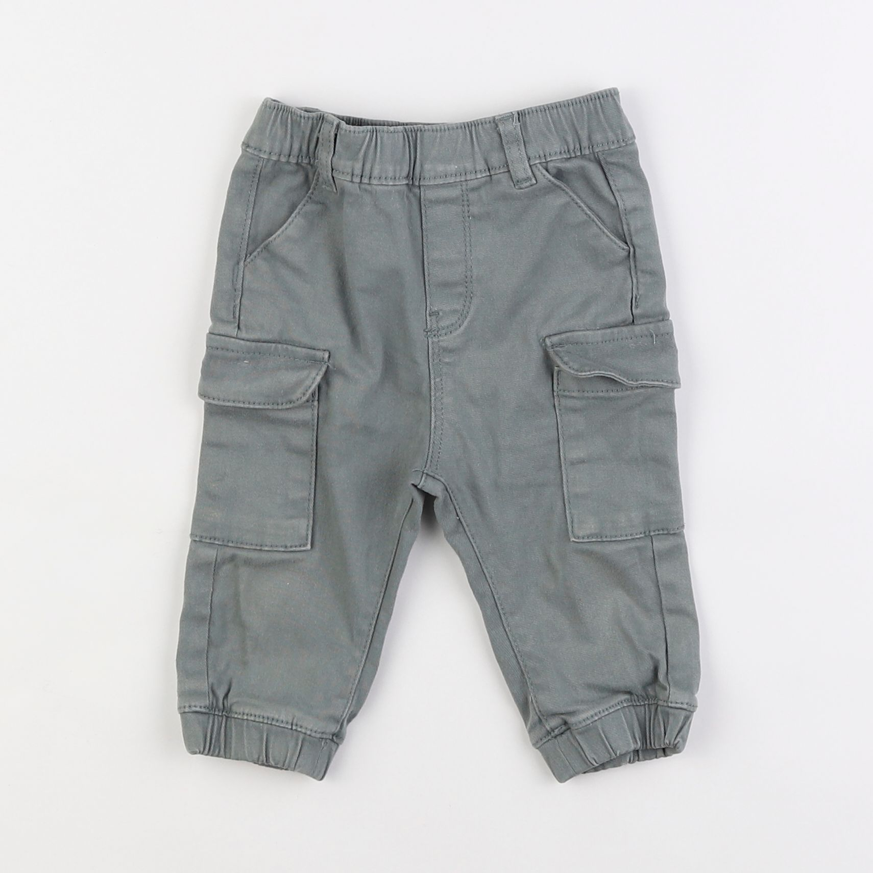 Vertbaudet - pantalon vert - 6 mois