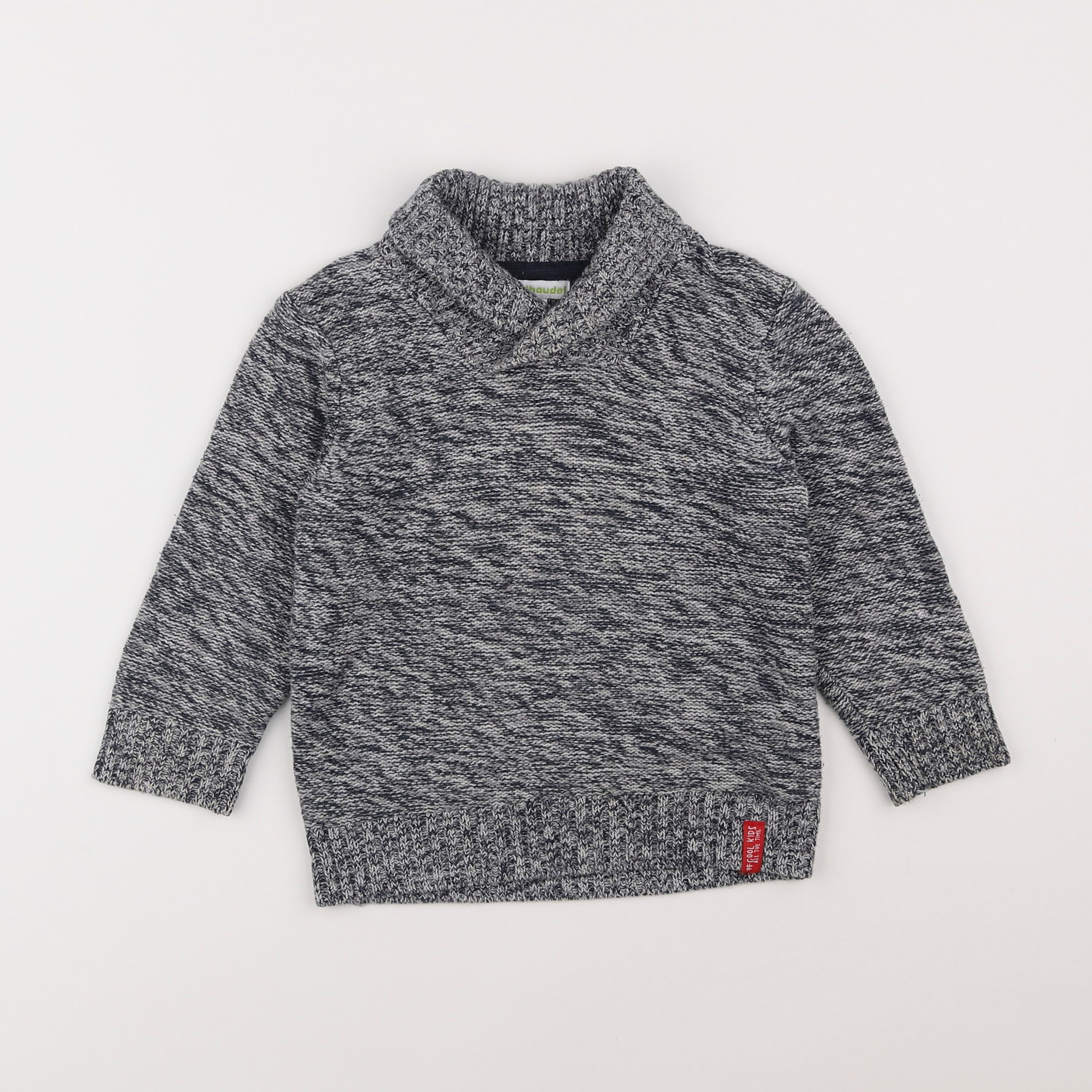 Vertbaudet - pull gris - 4 ans