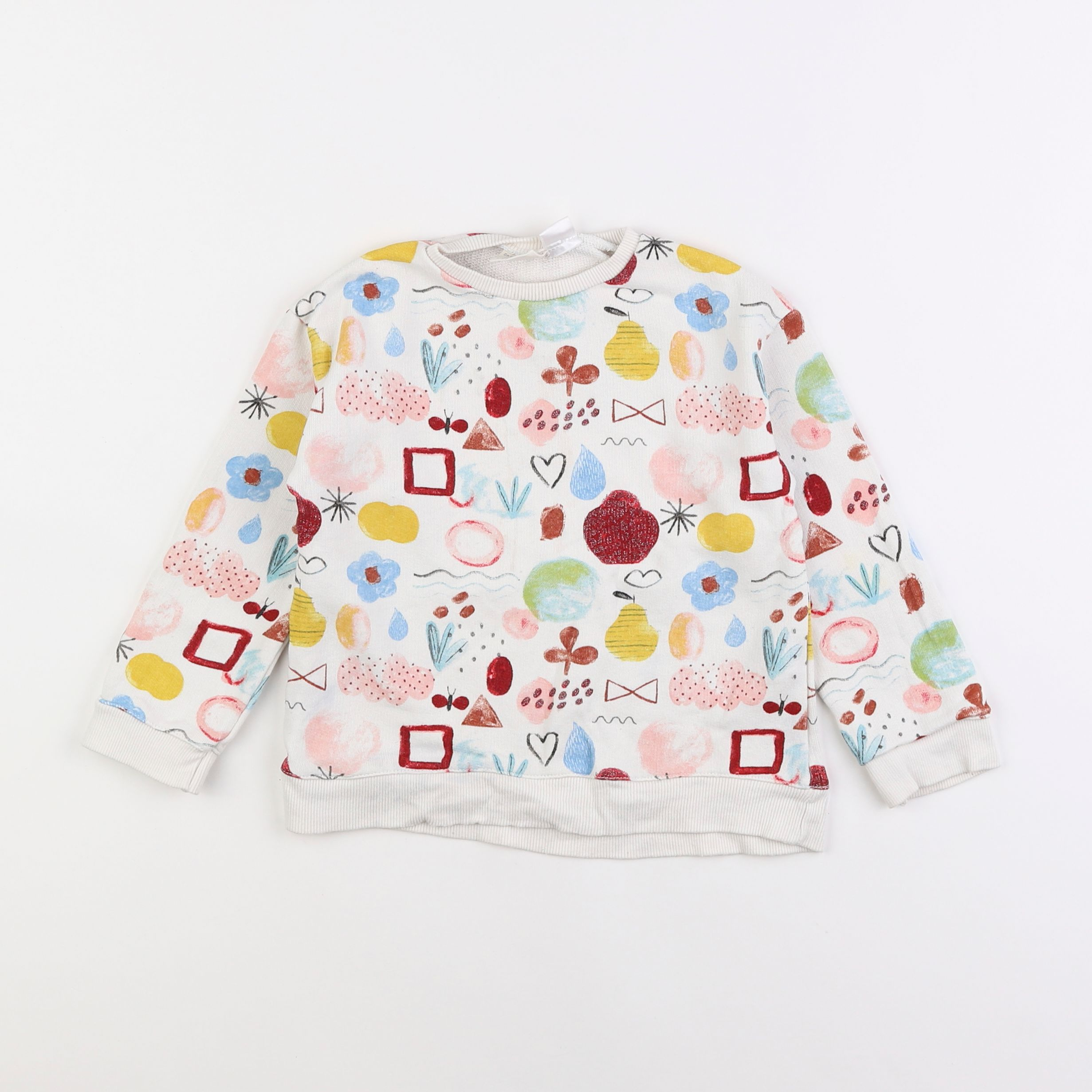 Zara - sweat multicolore - 2/3 ans