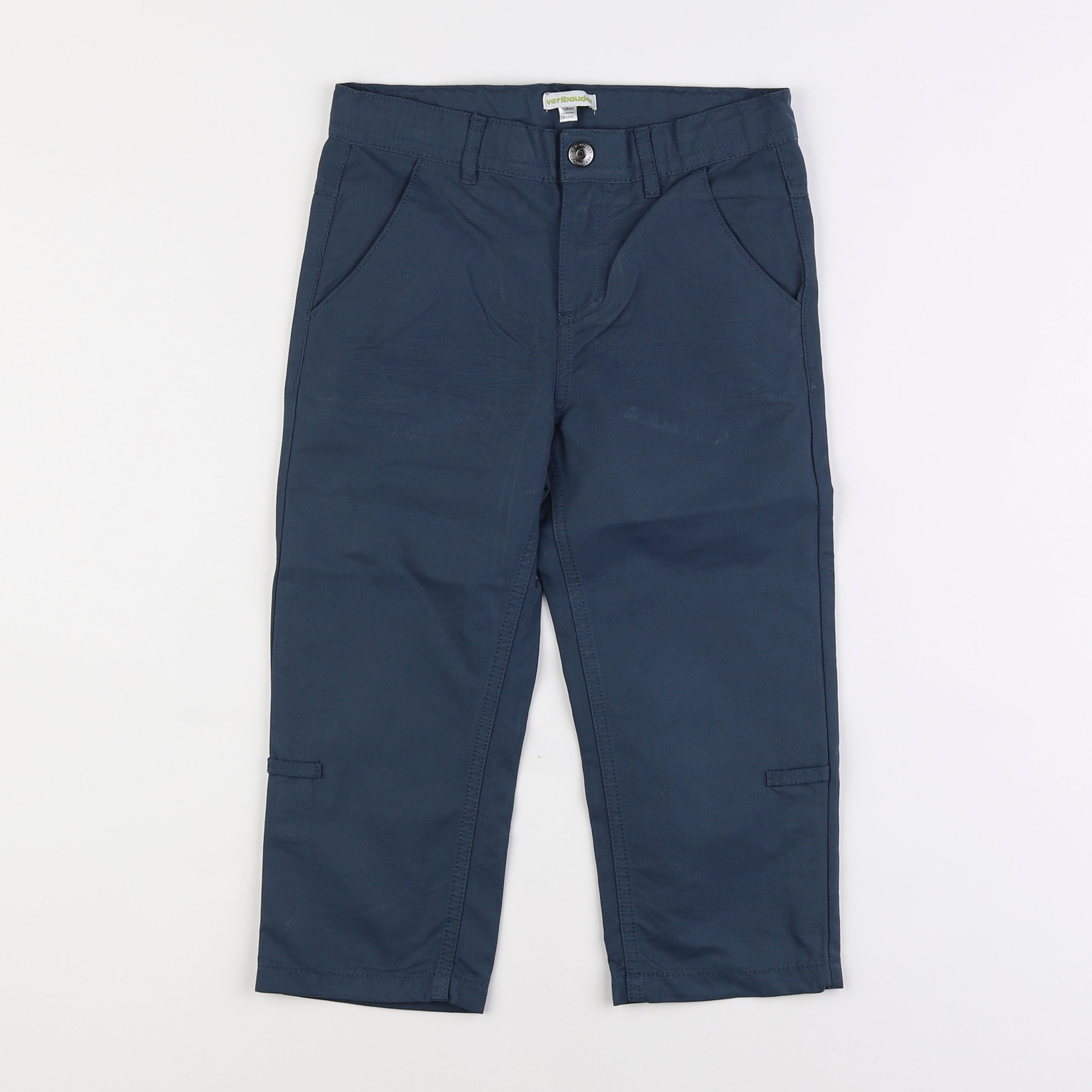 Vertbaudet - pantalon bleu - 8 ans