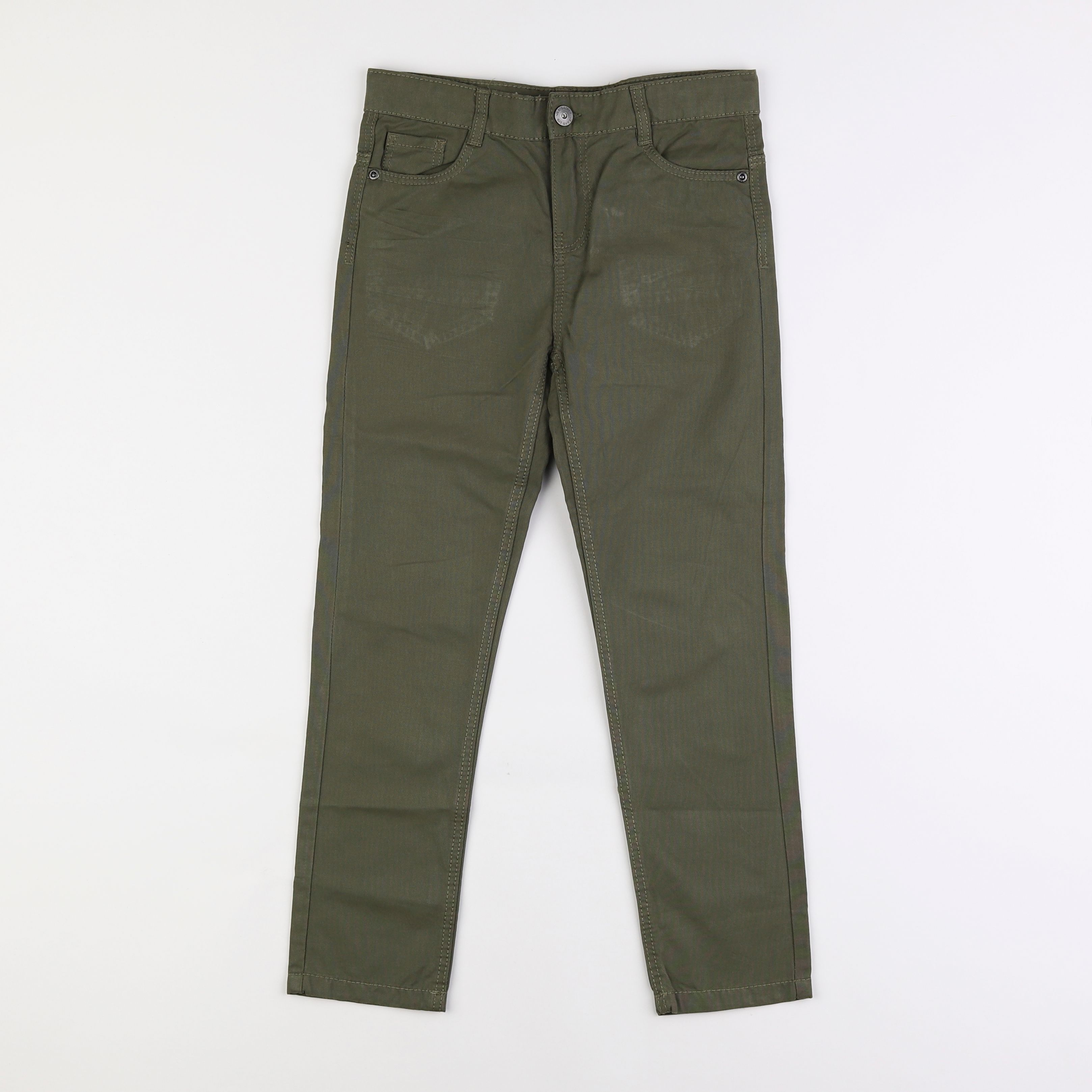 Vertbaudet - pantalon vert - 8 ans