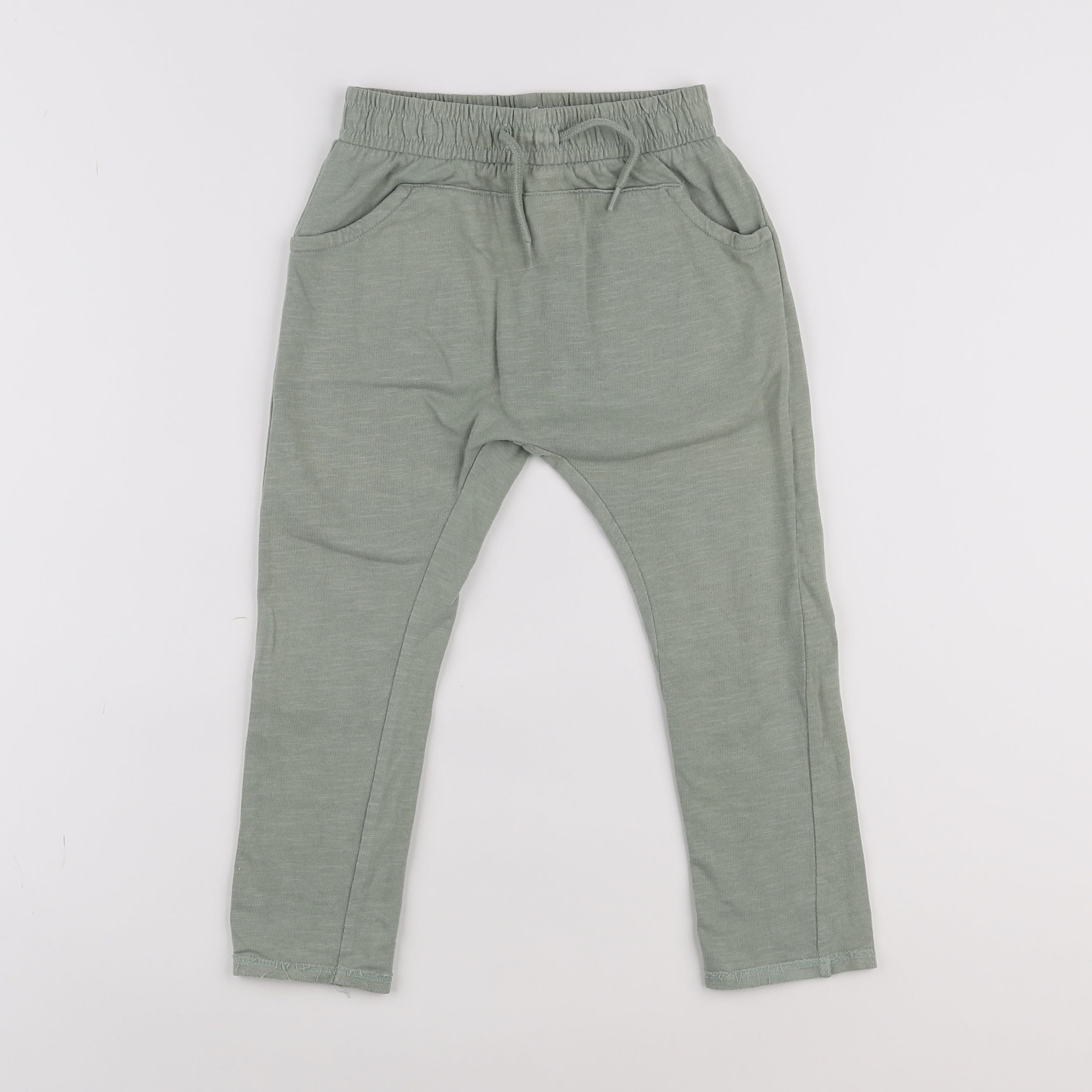 Vertbaudet - pantalon vert - 3 ans