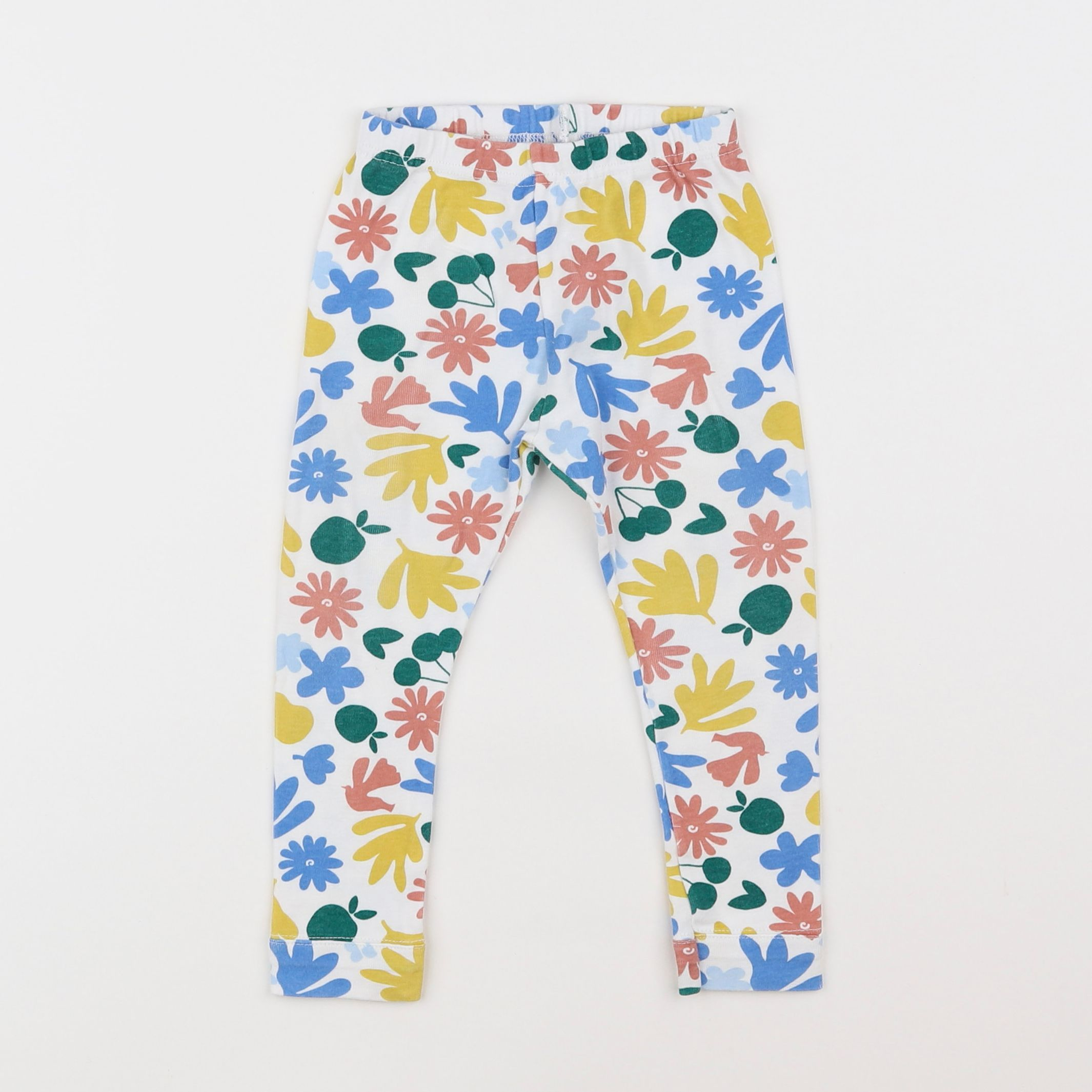 Petit Bateau - legging multicolore - 2 ans