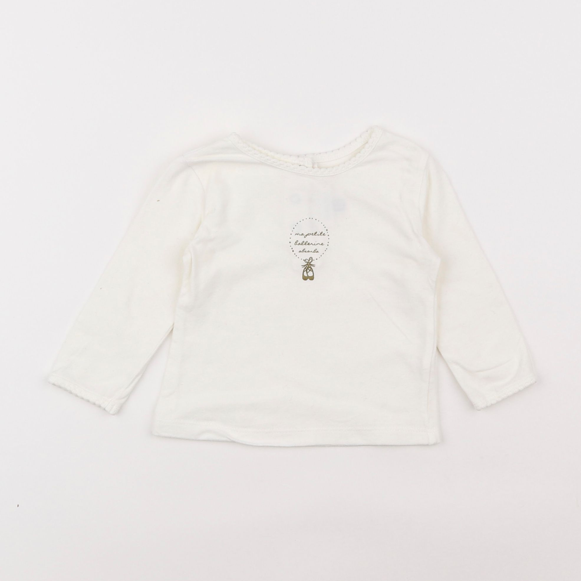 Absorba - tee-shirt blanc - 6 mois