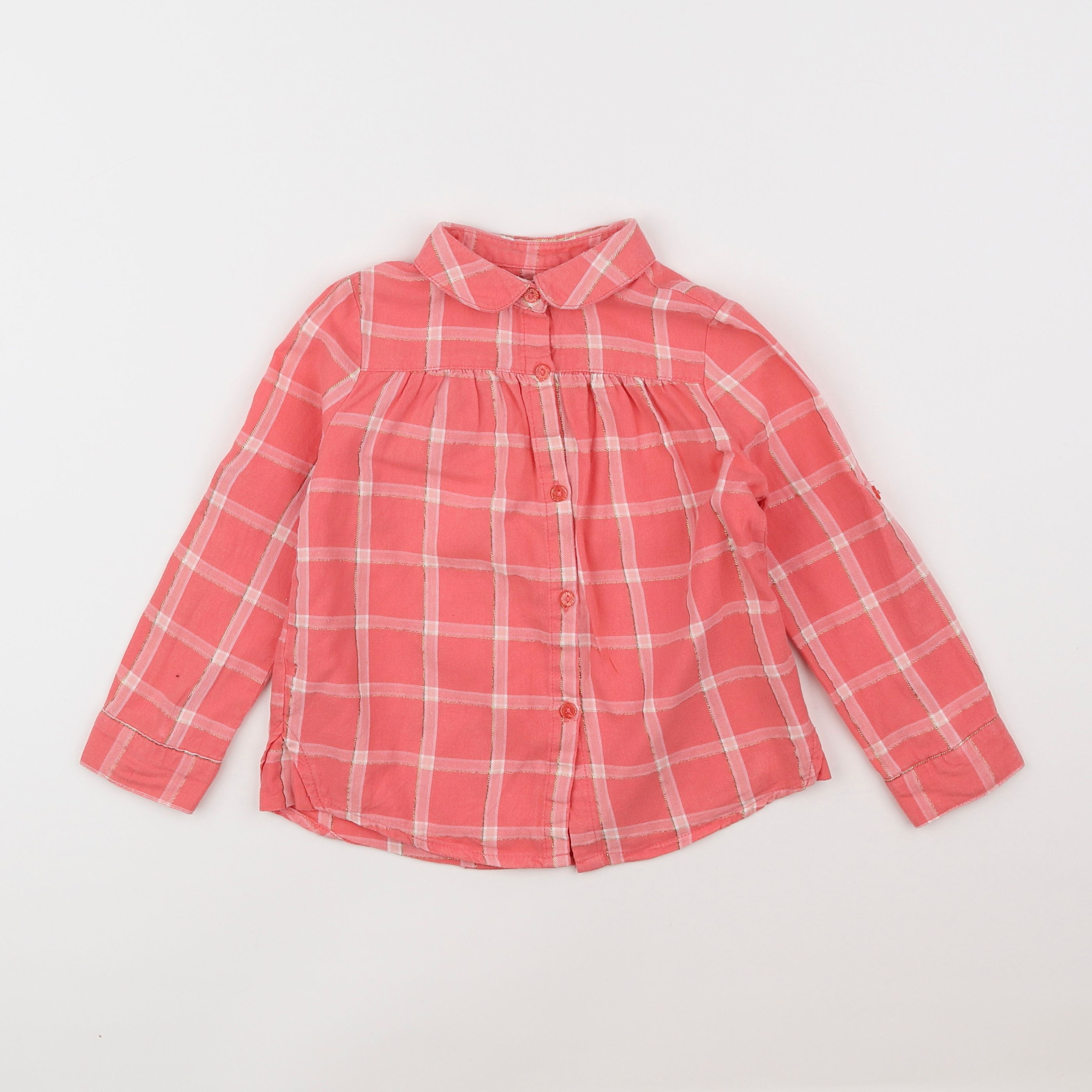 Vertbaudet - blouse rose - 4 ans