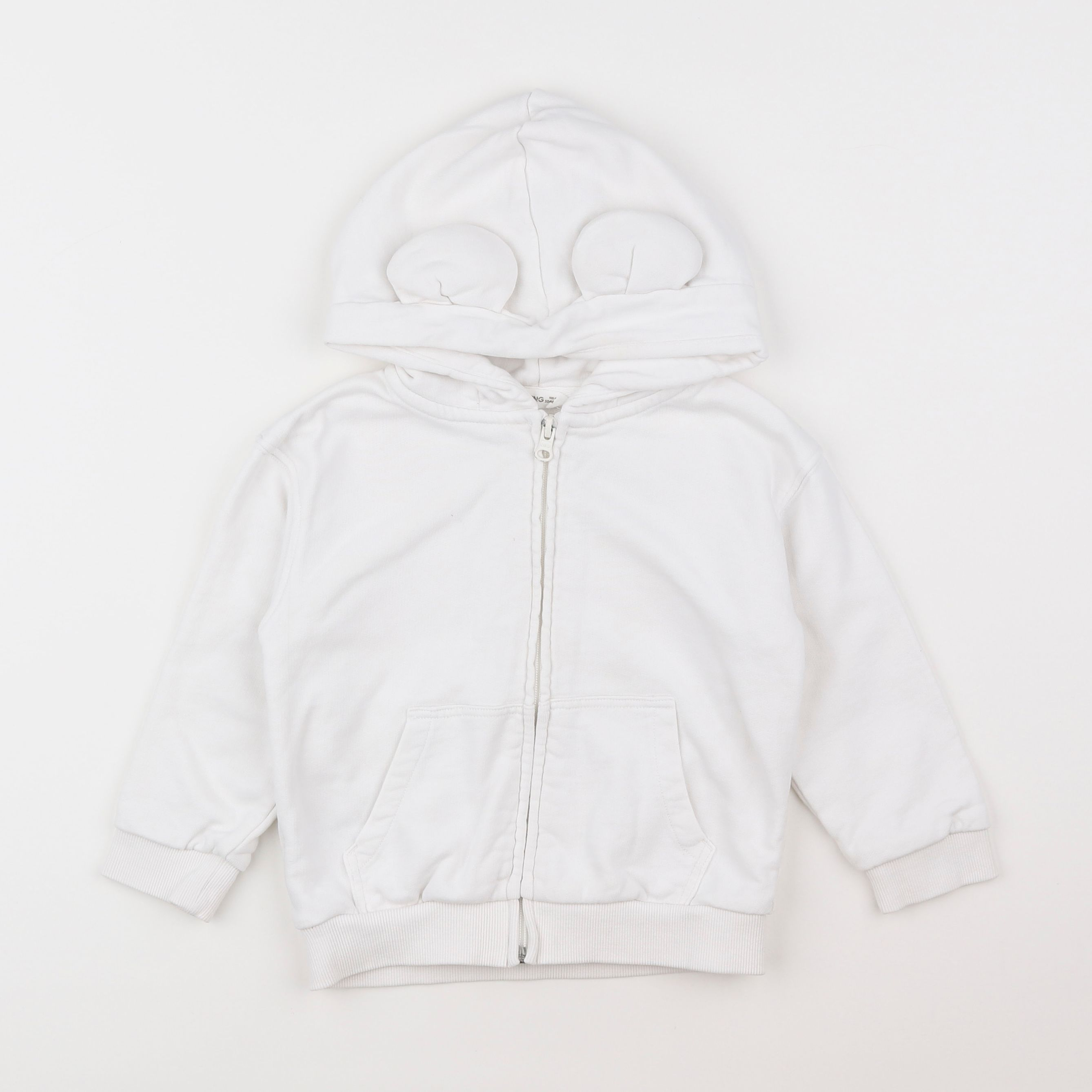 Mango - sweat blanc - 3/4 ans