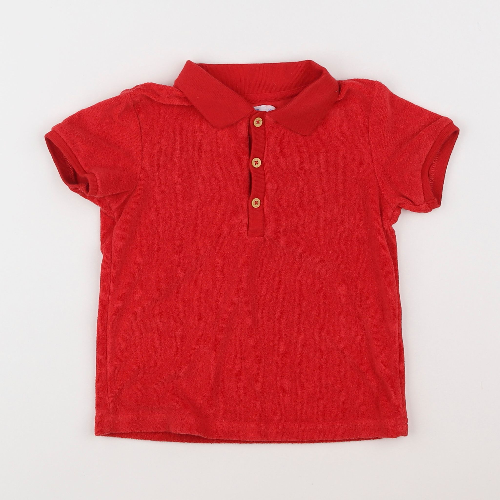 Boutchou - polo rouge - 3 ans