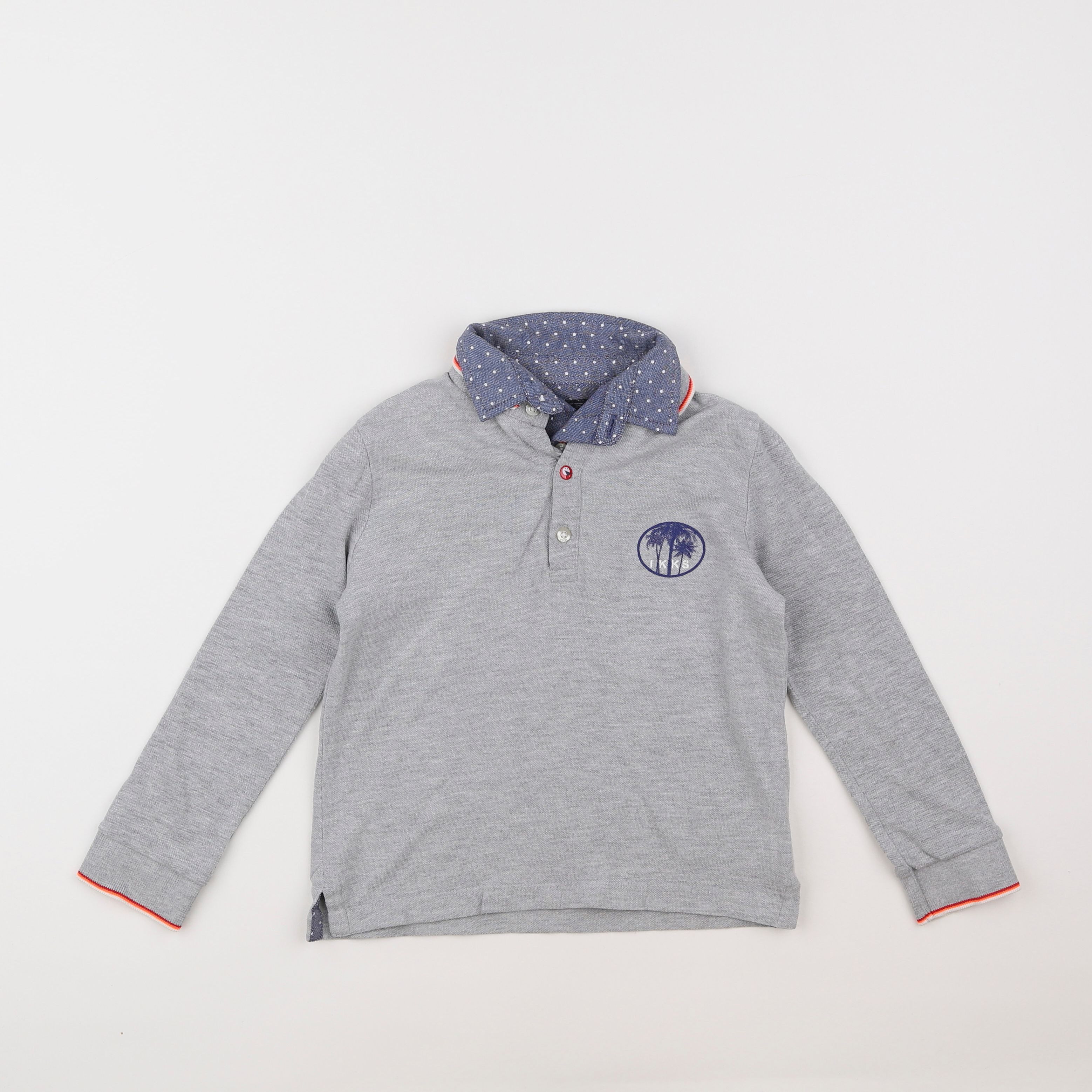 IKKS - polo gris - 4 ans