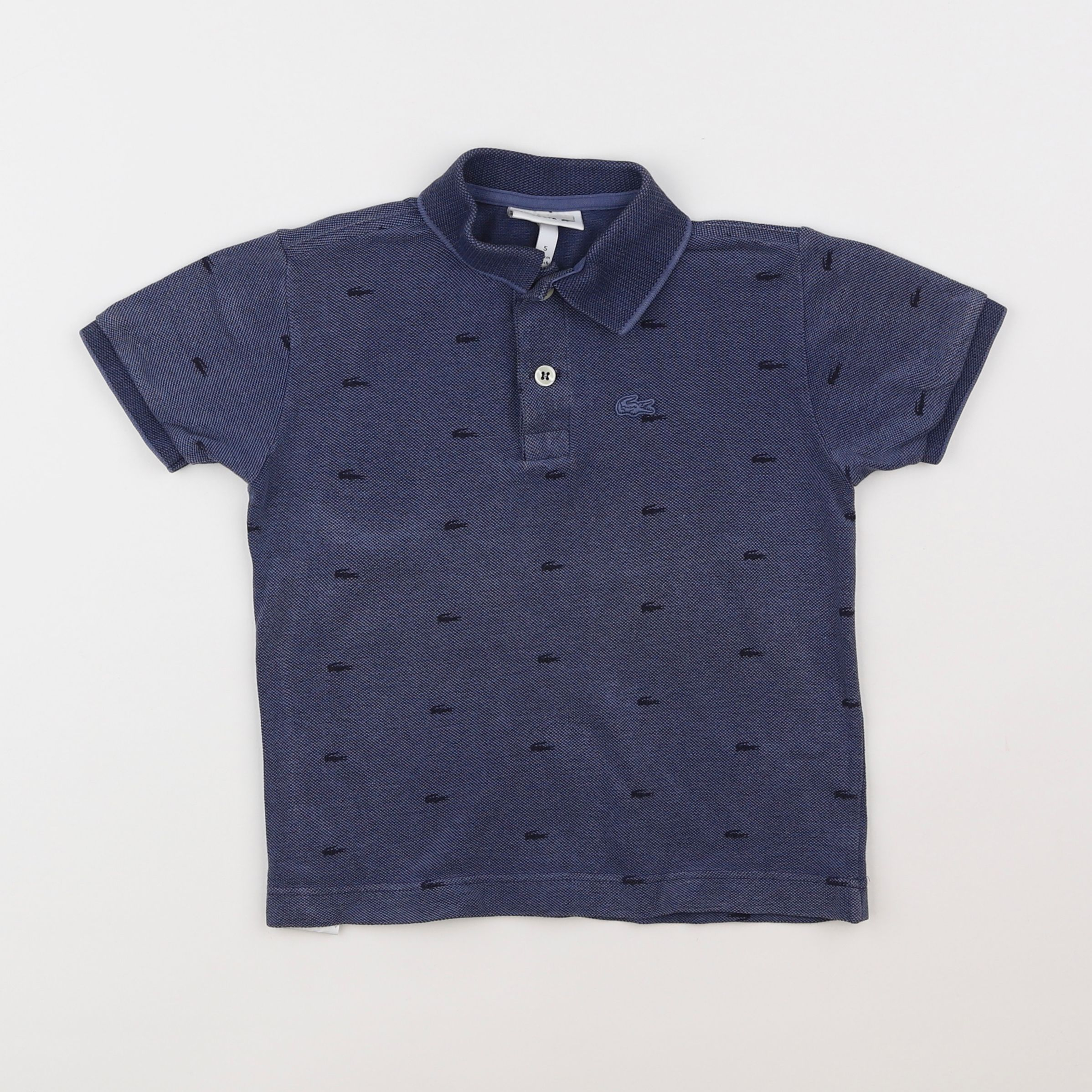 Lacoste - polo bleu - 5 ans