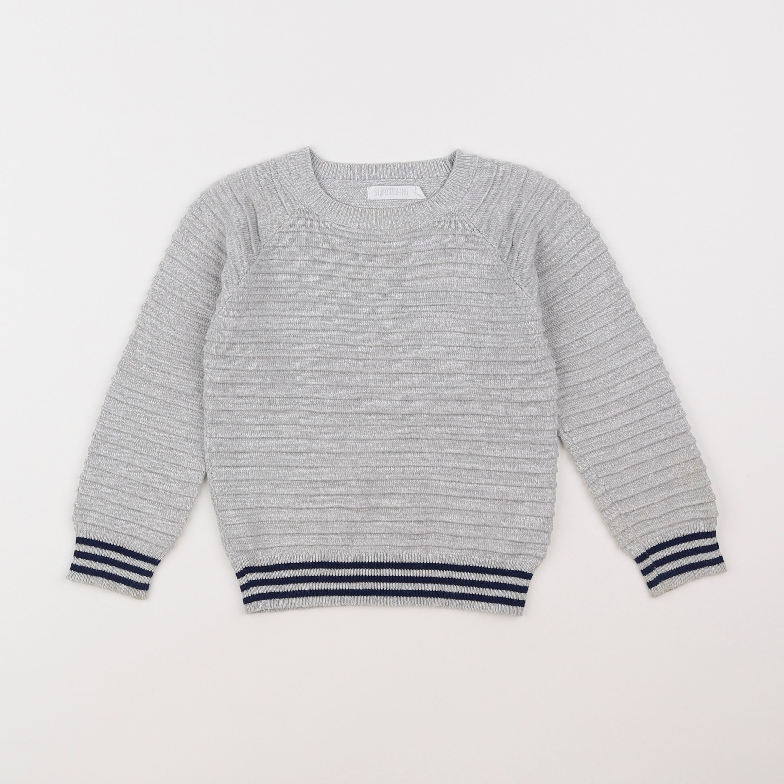 Storytelling - pull gris - 3 ans