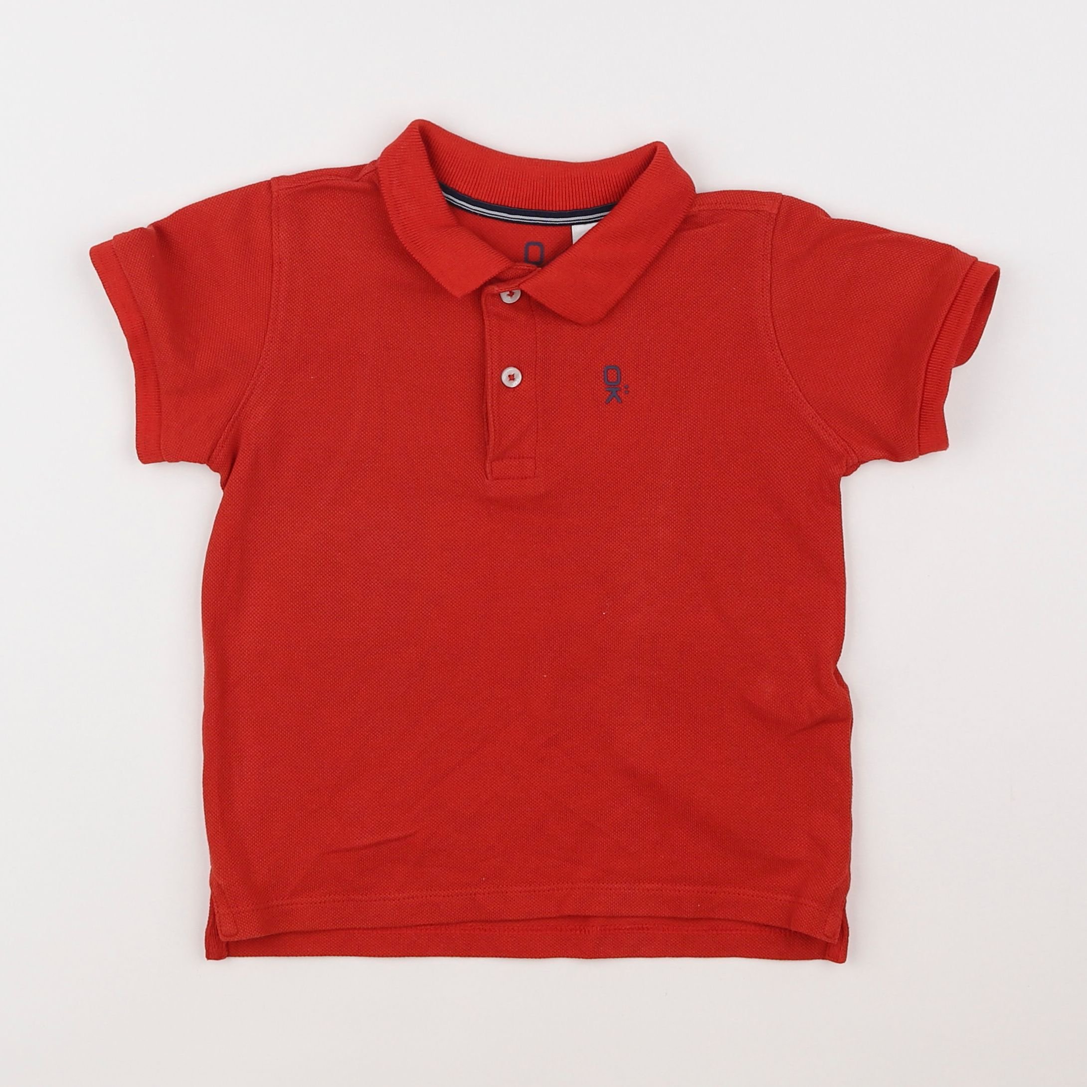 Okaidi - polo rouge - 4 ans