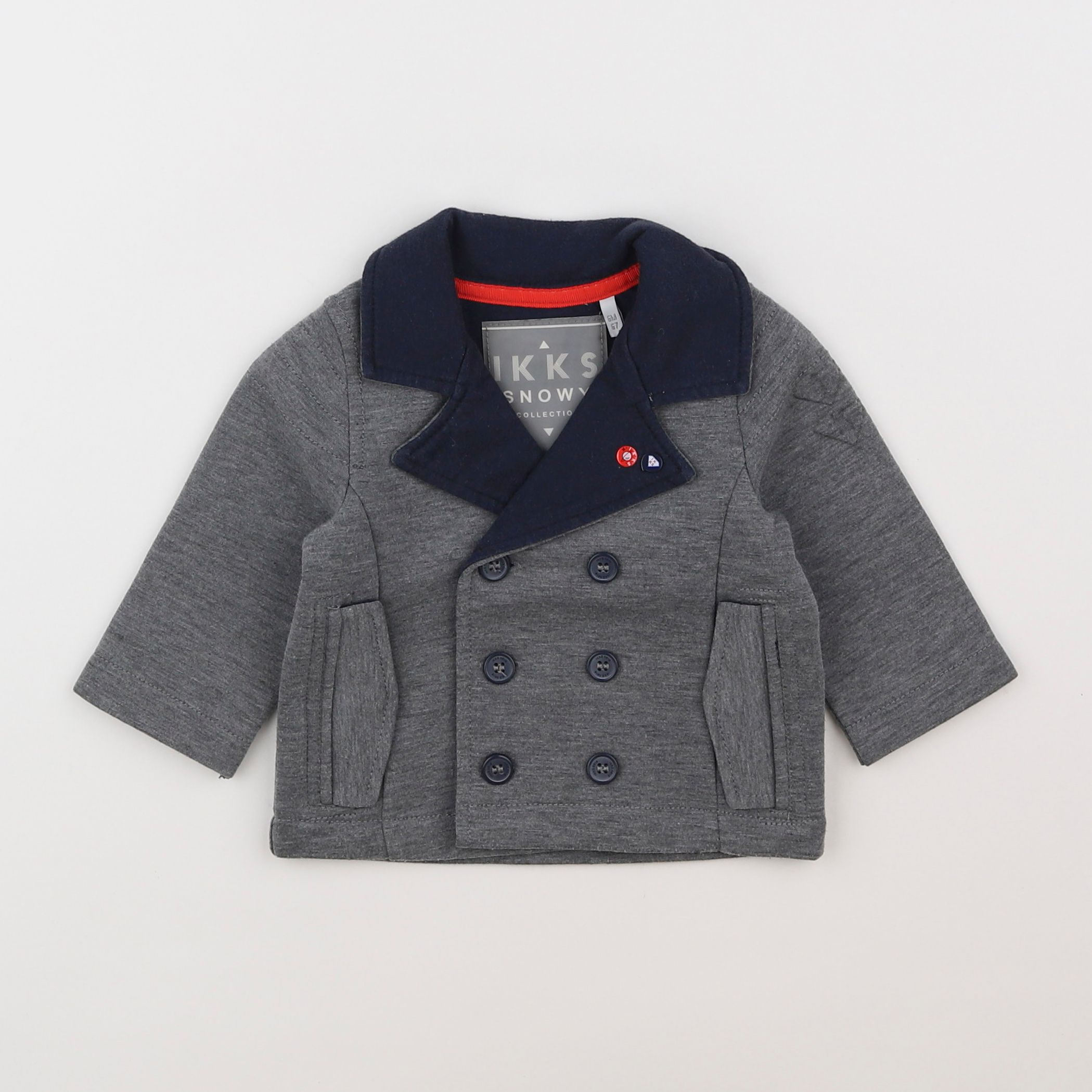 IKKS - veste gris - 6 mois