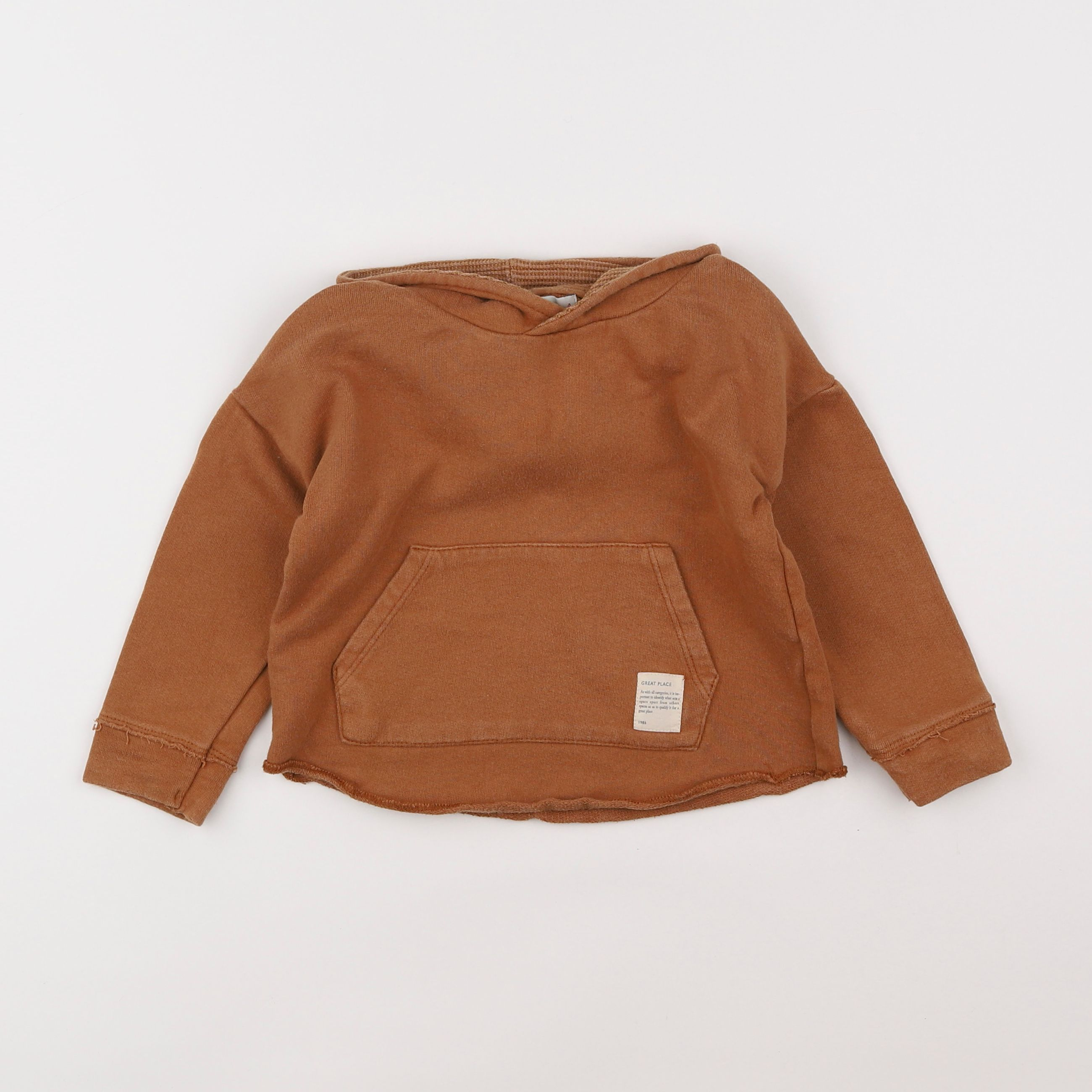 Zara - sweat marron - 4 ans