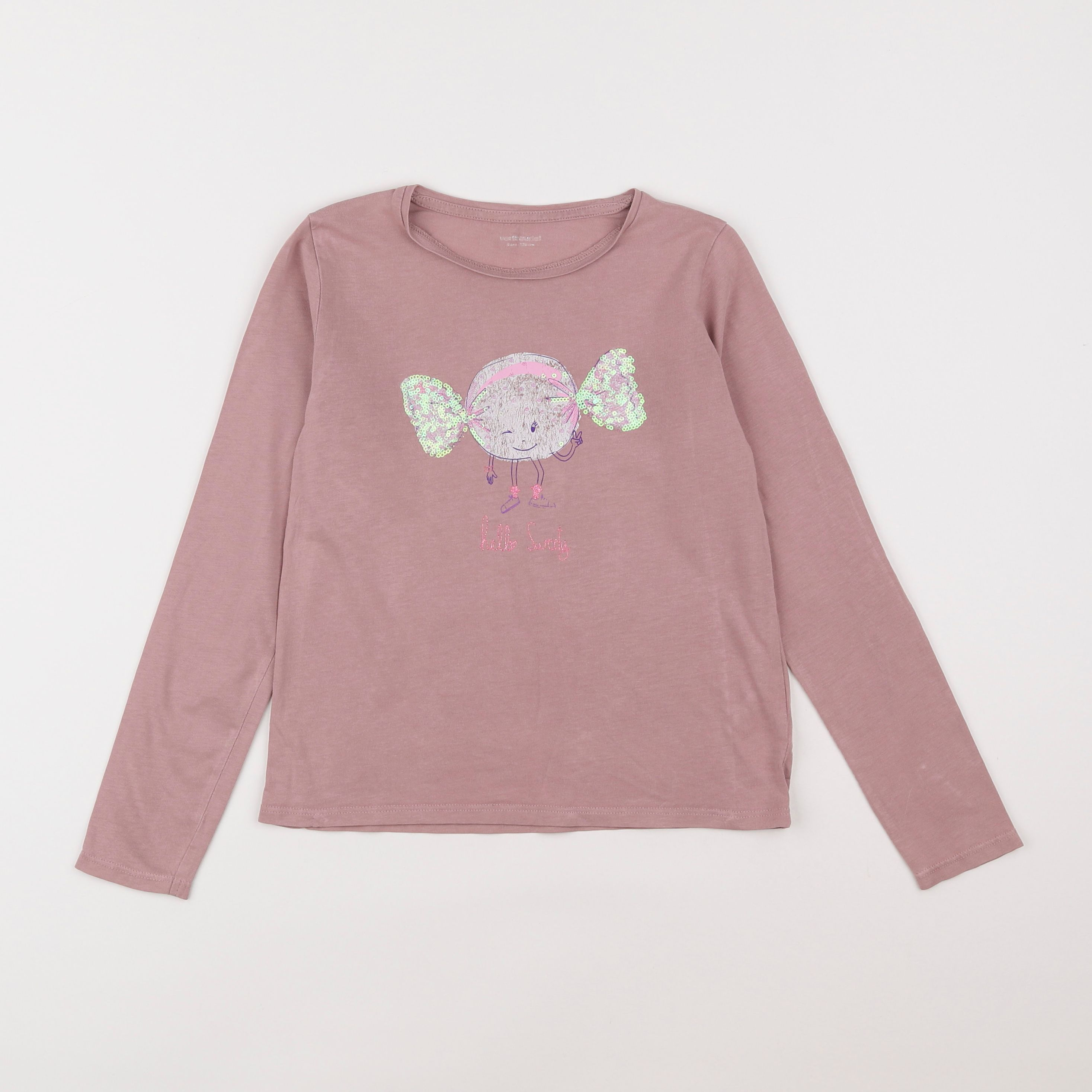 Vertbaudet - tee-shirt rose - 8 ans