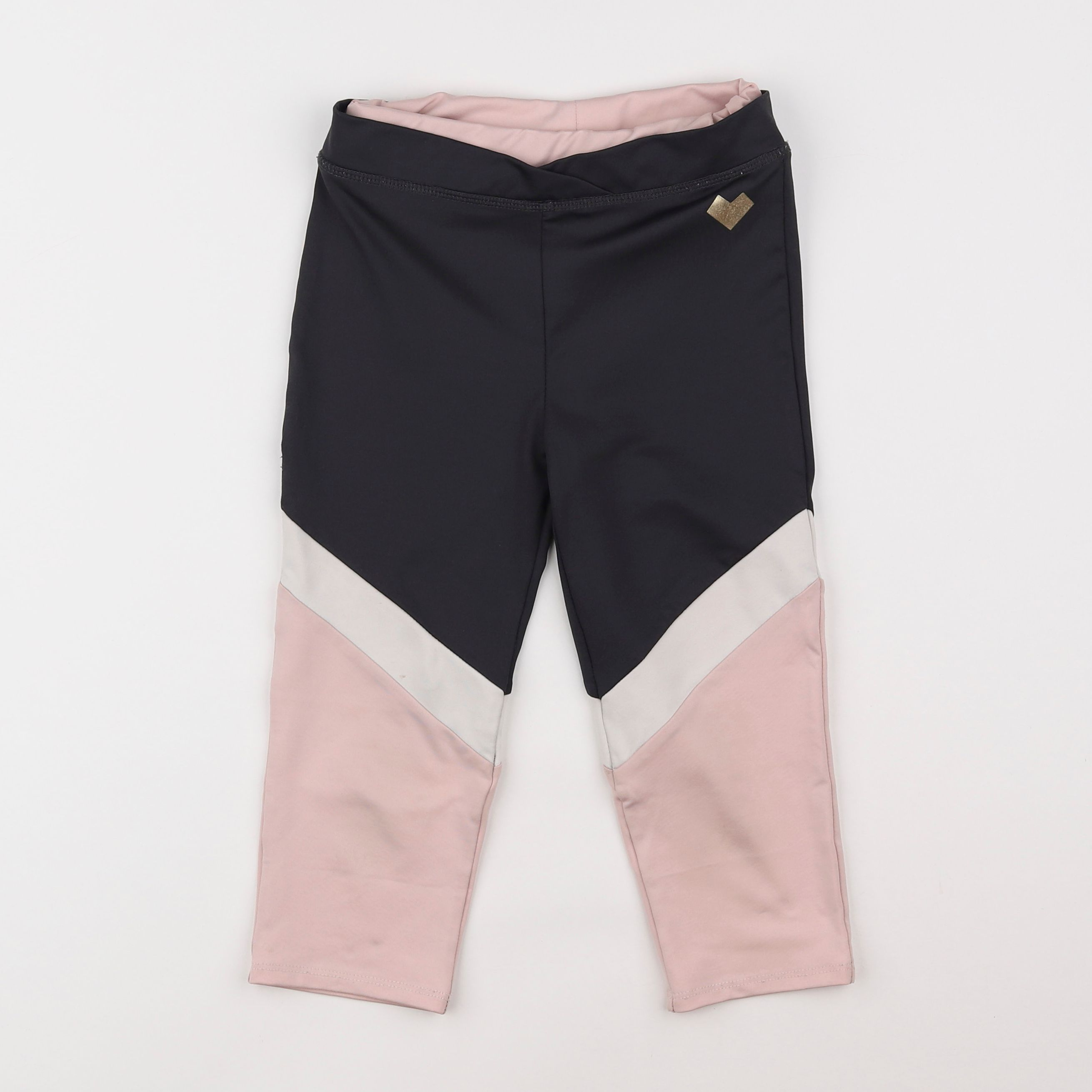 Vertbaudet - legging court rose - 8 ans