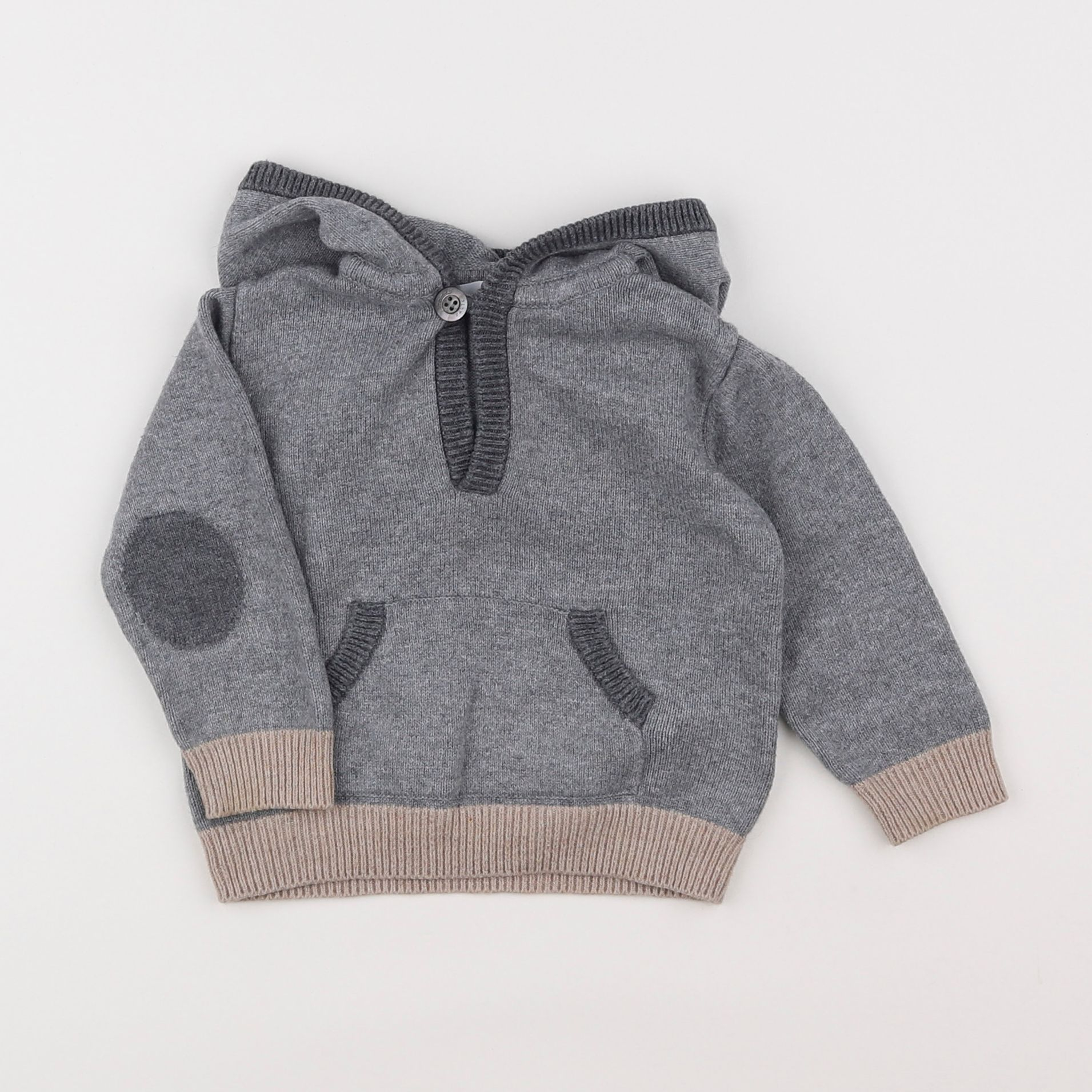 Jacadi - pull gris - 6 mois