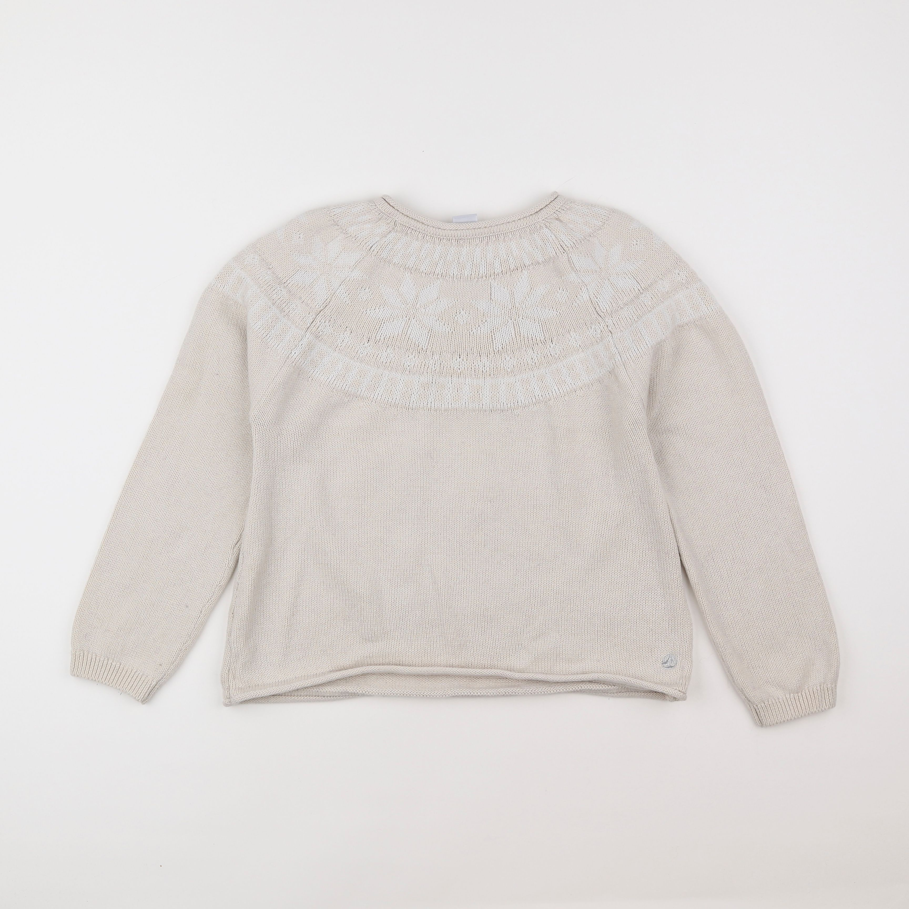 Petit Bateau - pull beige - 10 ans