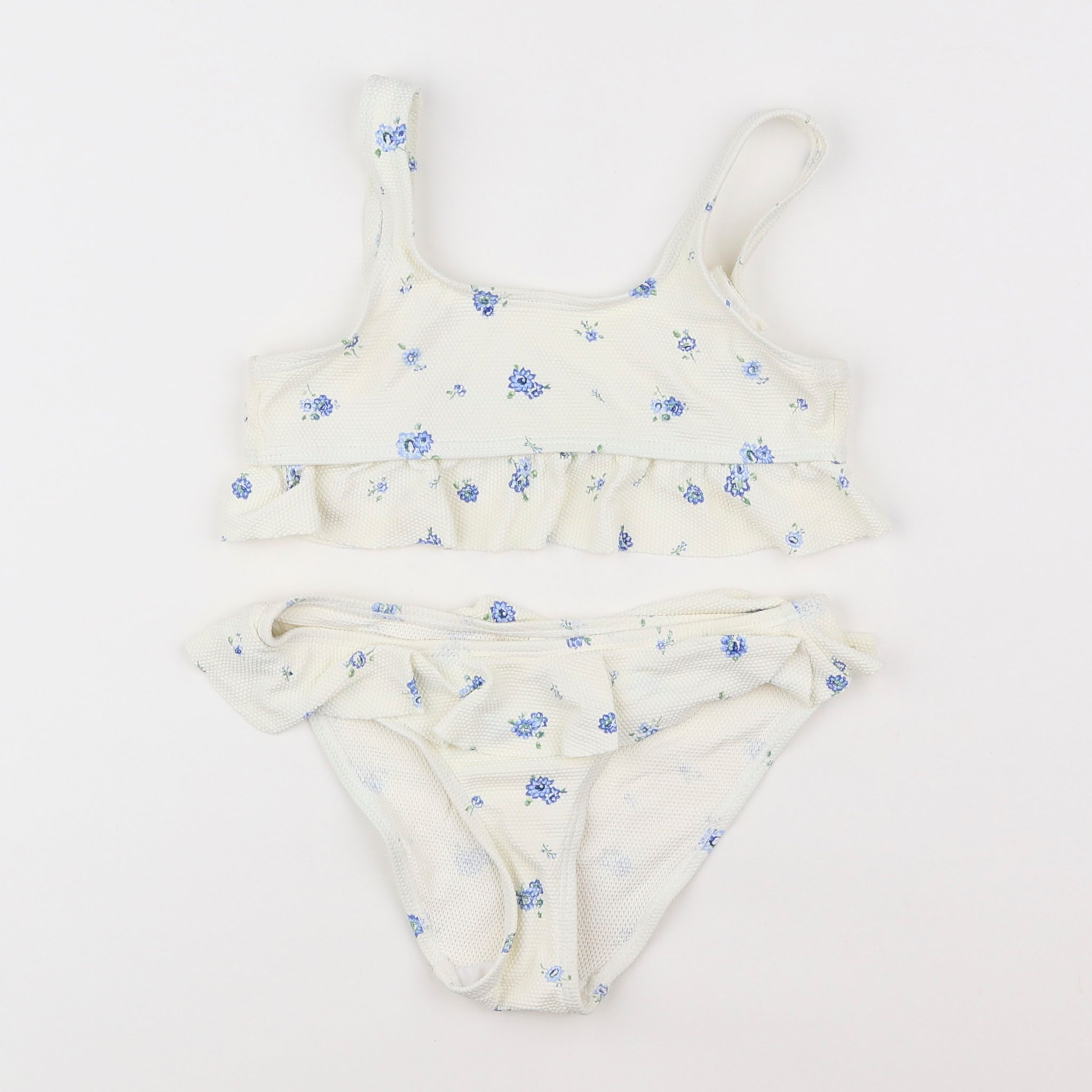 Zara - maillot de bain blanc - 8/9 ans