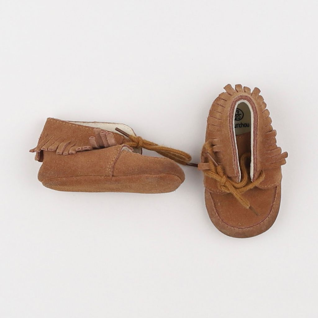 Boutchou - chaussons marron - pointure 19/20