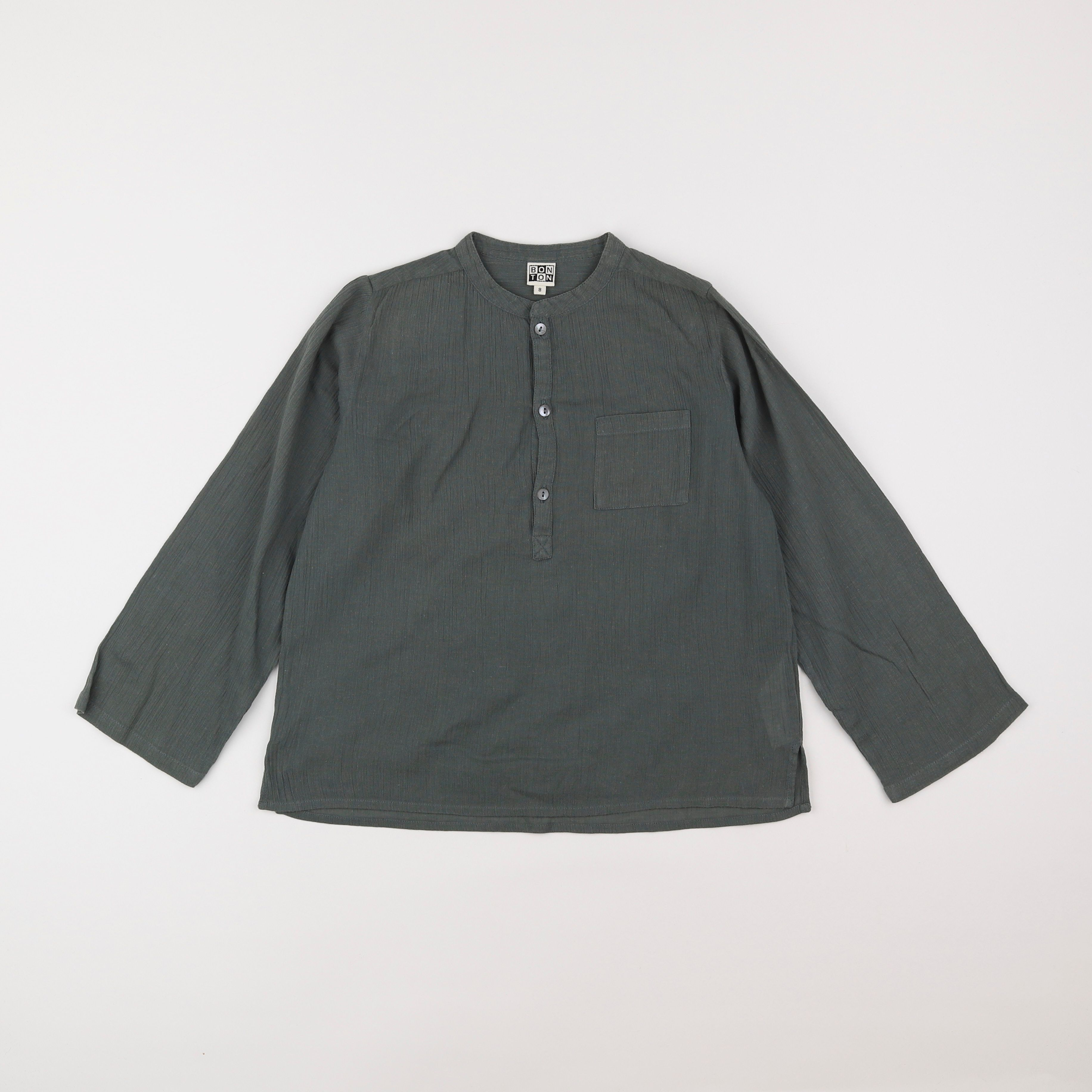 Bonton - blouse vert - 8 ans