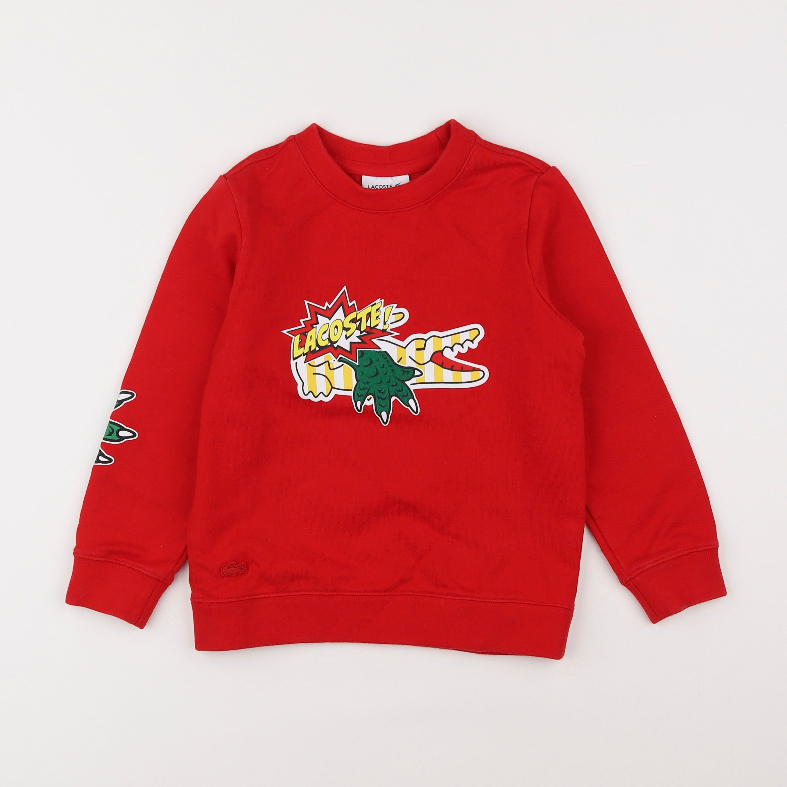 Lacoste - sweat rouge - 5 ans