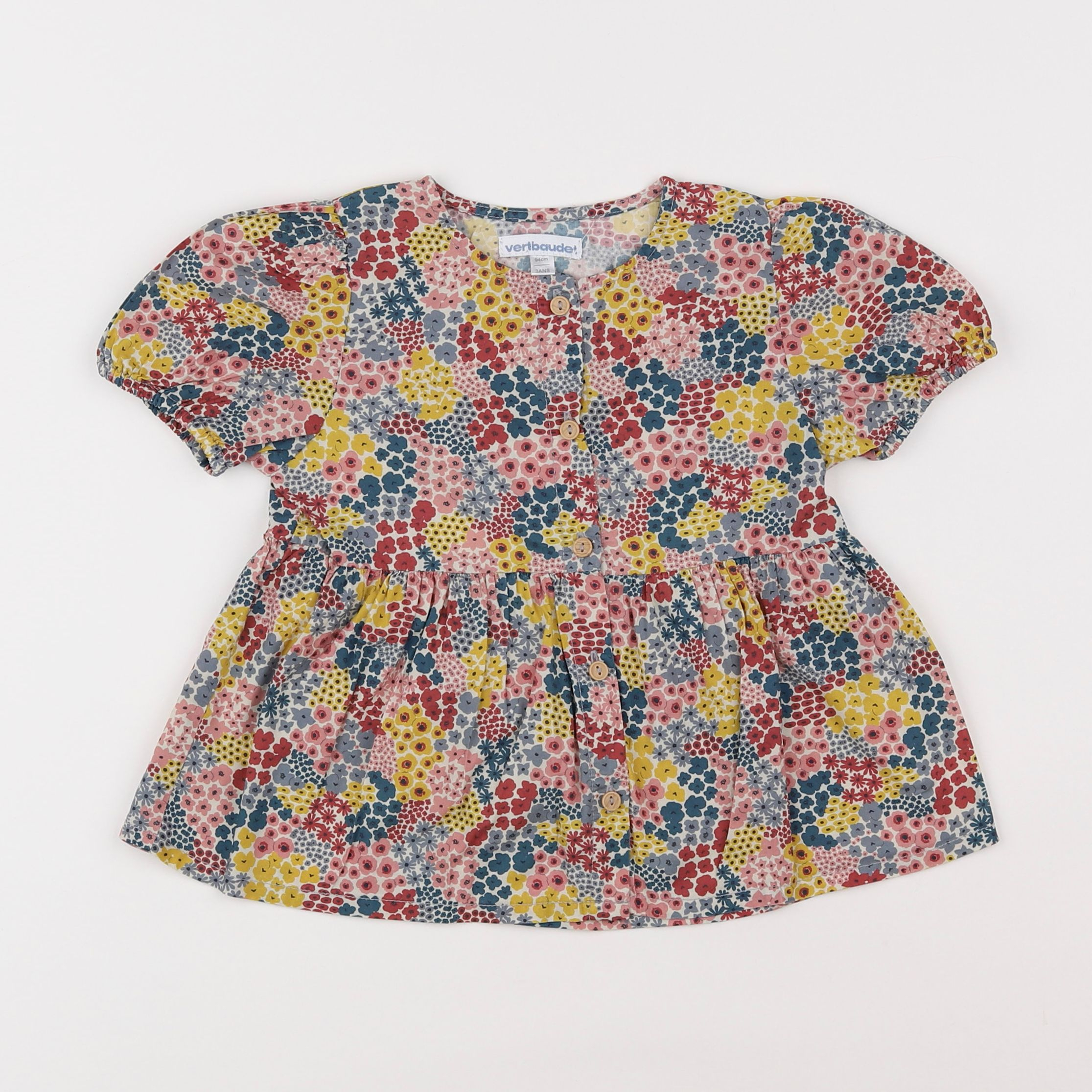 Vertbaudet - blouse rose - 3 ans