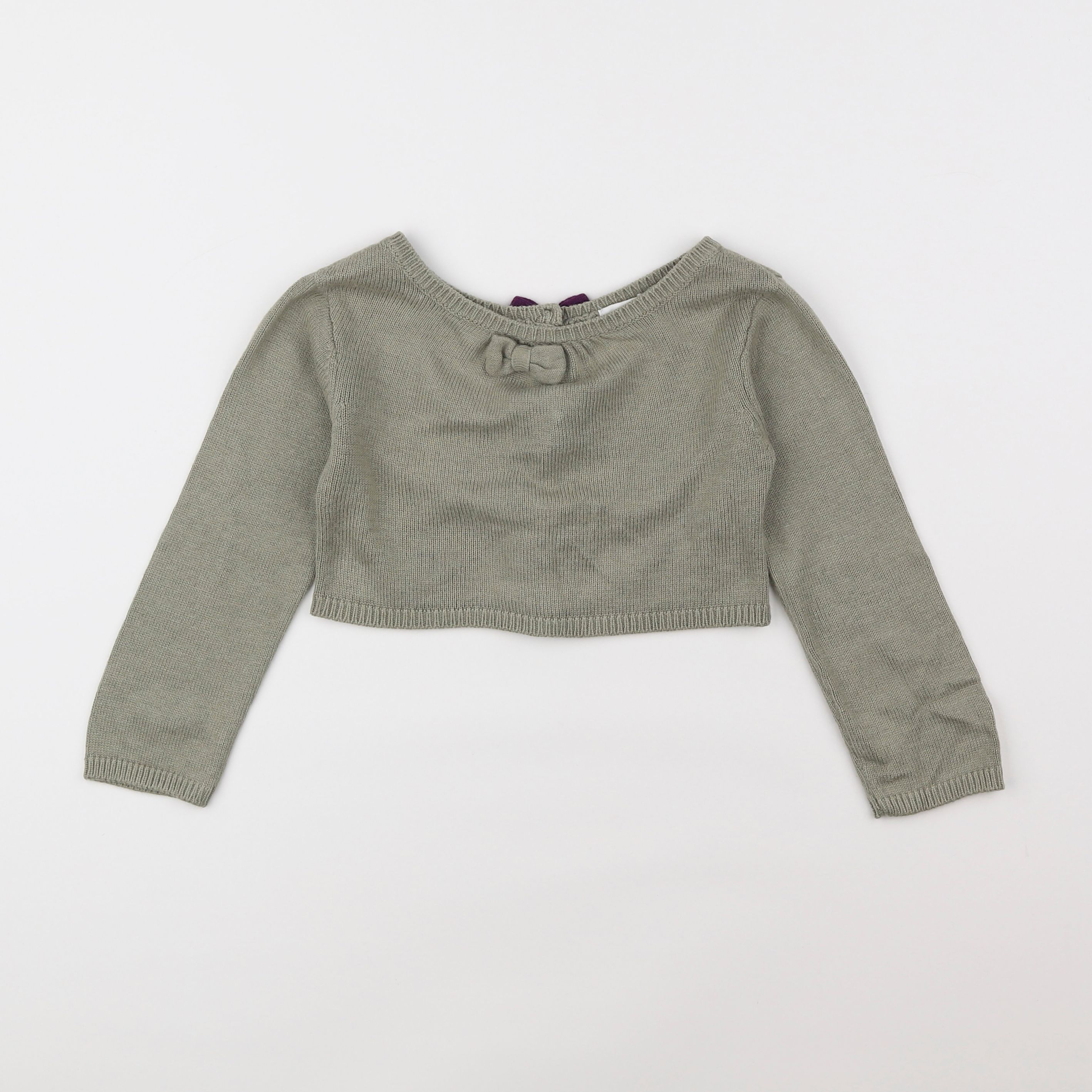 Vertbaudet - pull vert - 4 ans