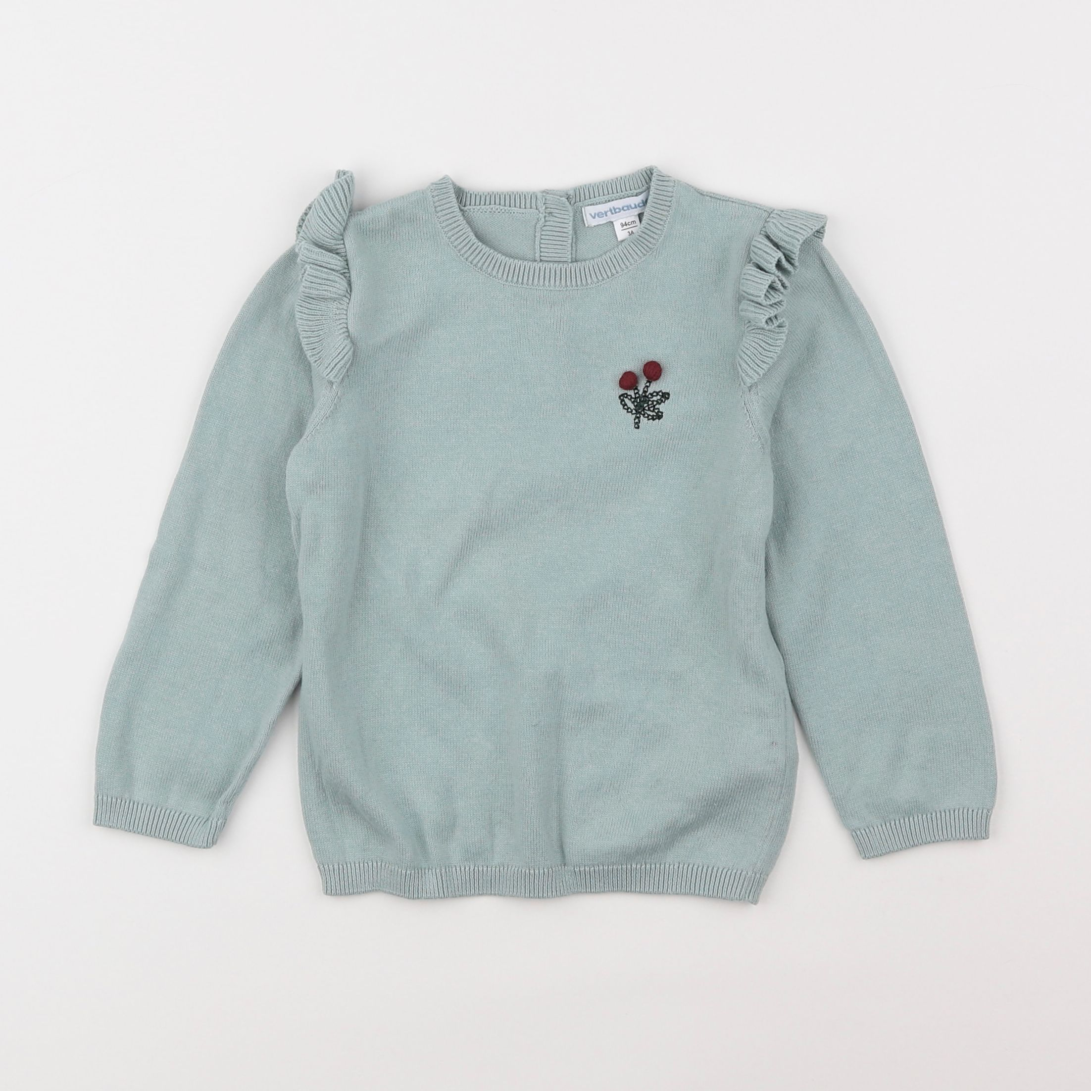 Vertbaudet - pull bleu - 3 ans