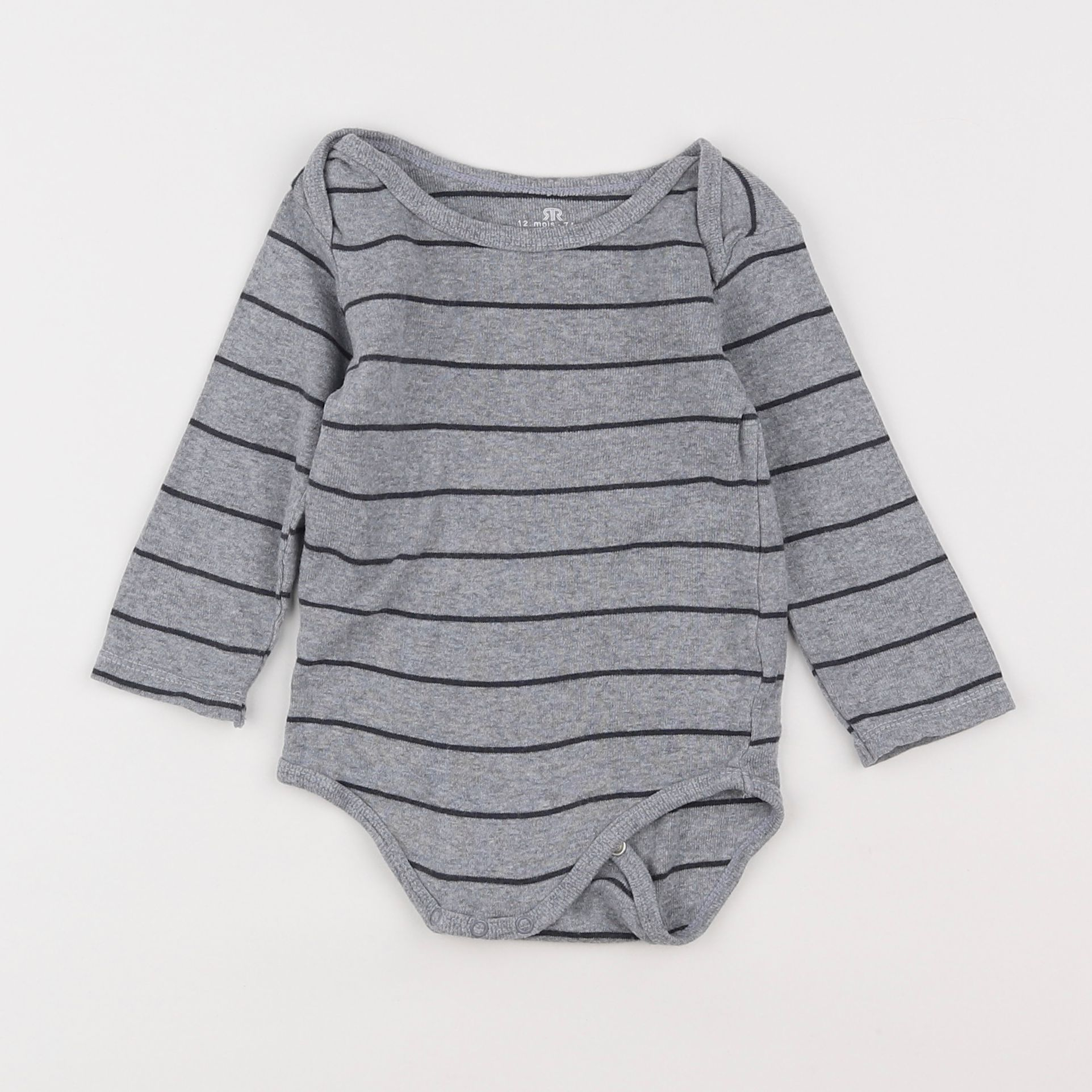 La Redoute - body gris - 12 mois