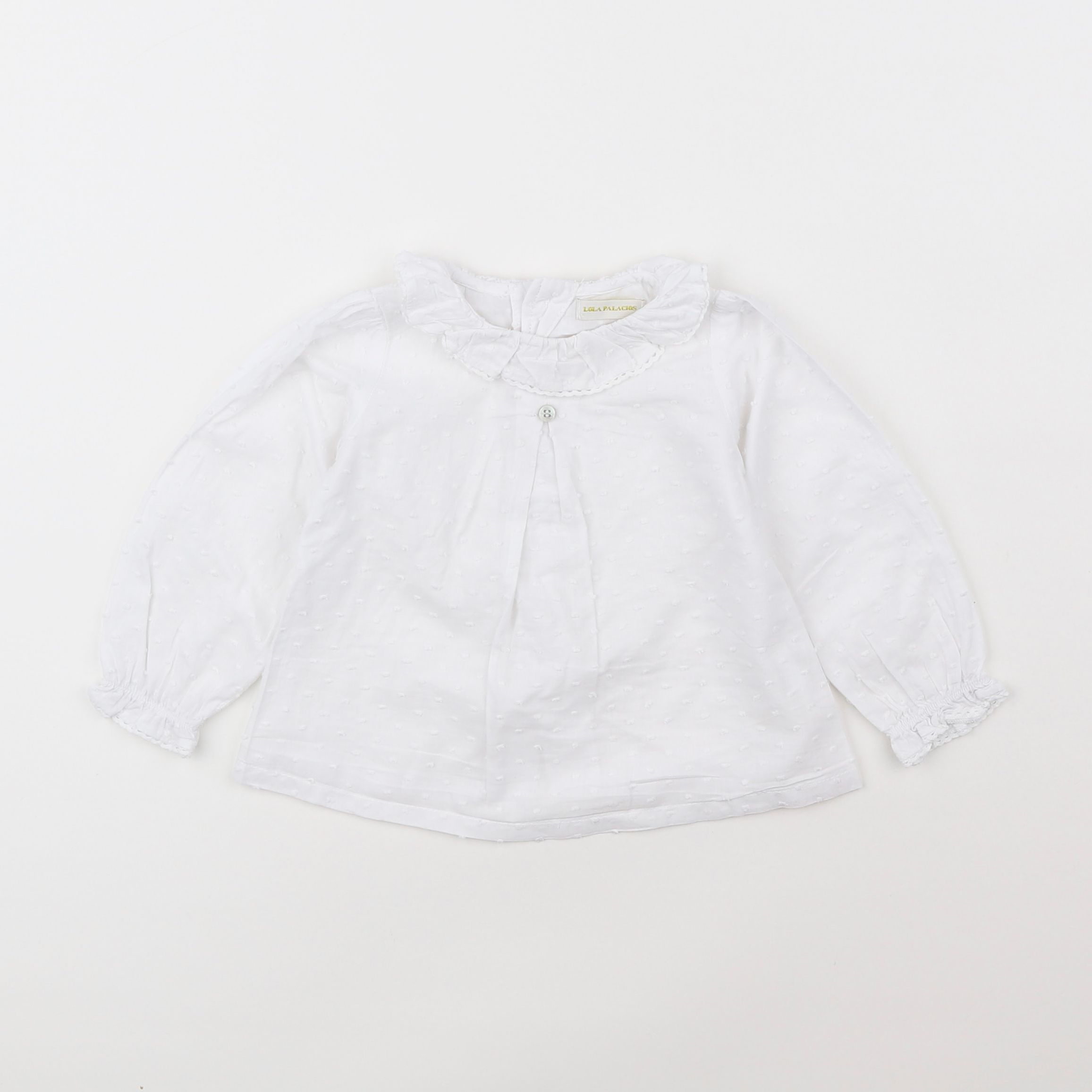 Lola Palacios - blouse blanc - 18 mois