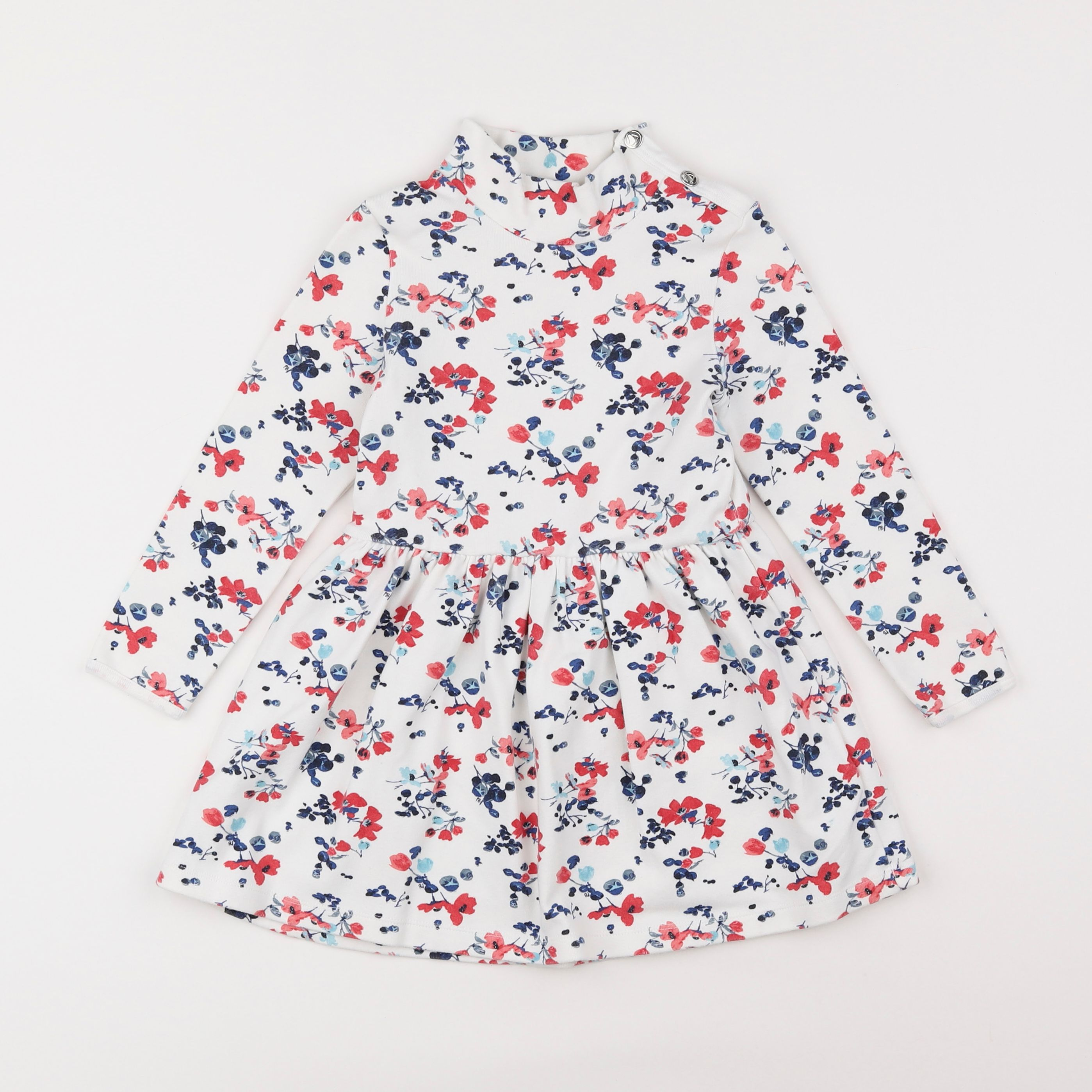 Petit Bateau - robe multicolore - 4 ans