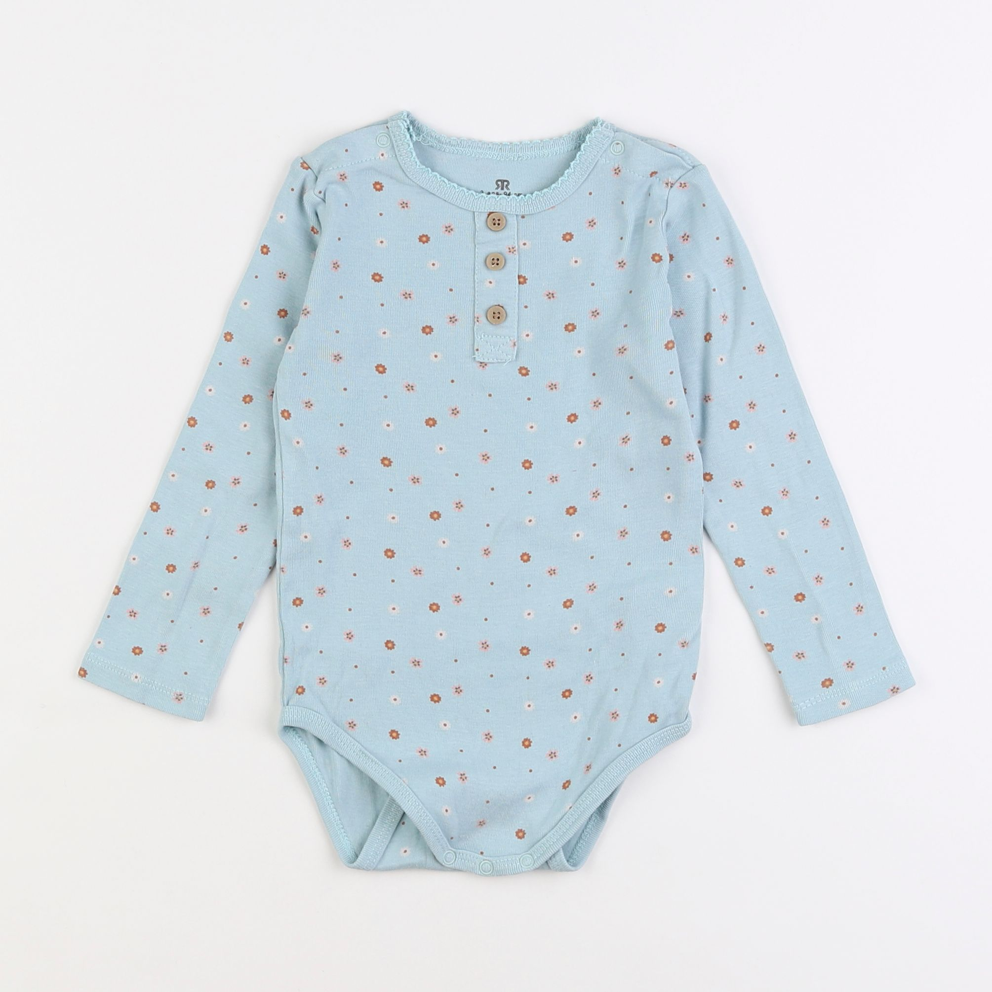 La Redoute - body bleu - 3 ans