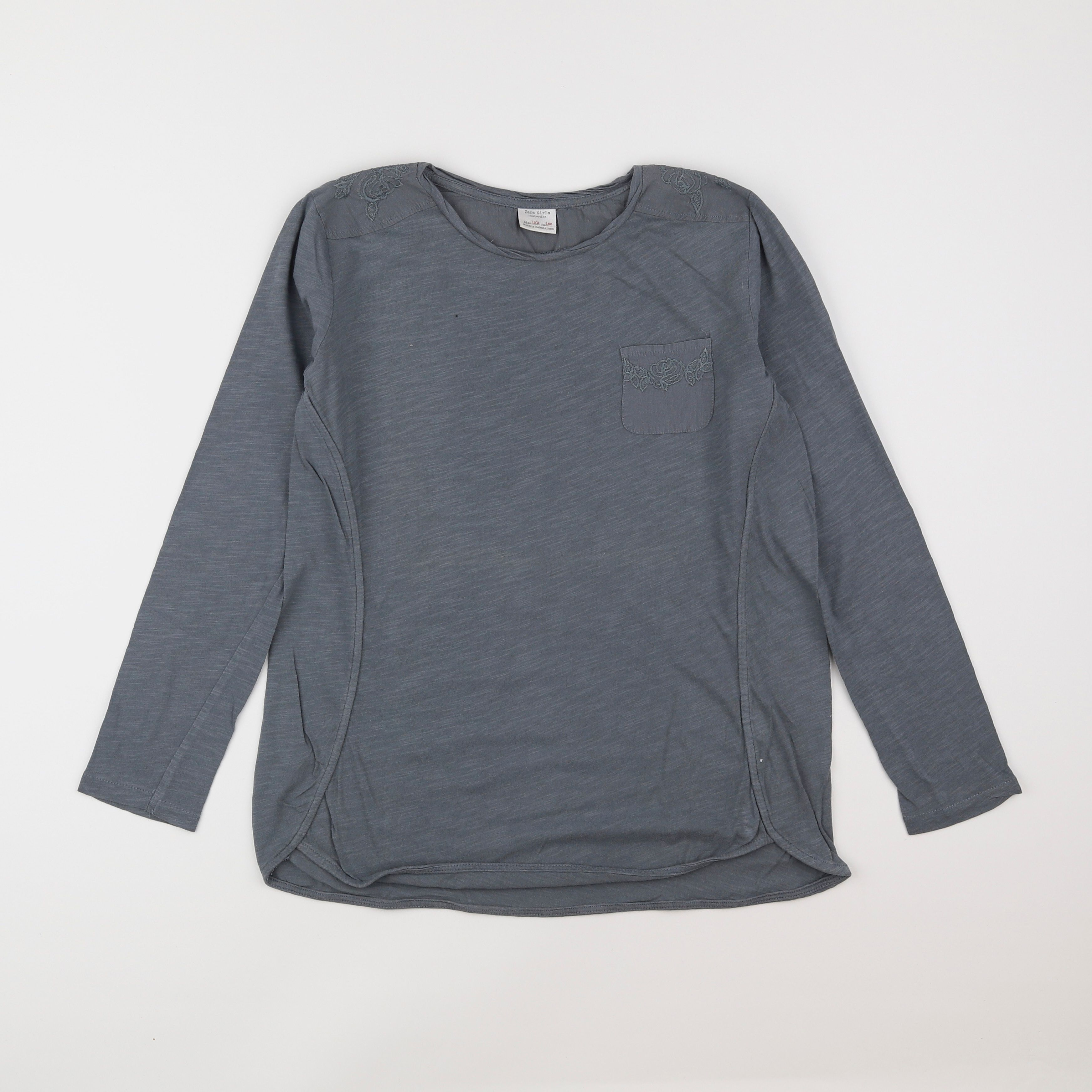 Zara - tee-shirt gris - 11/12 ans