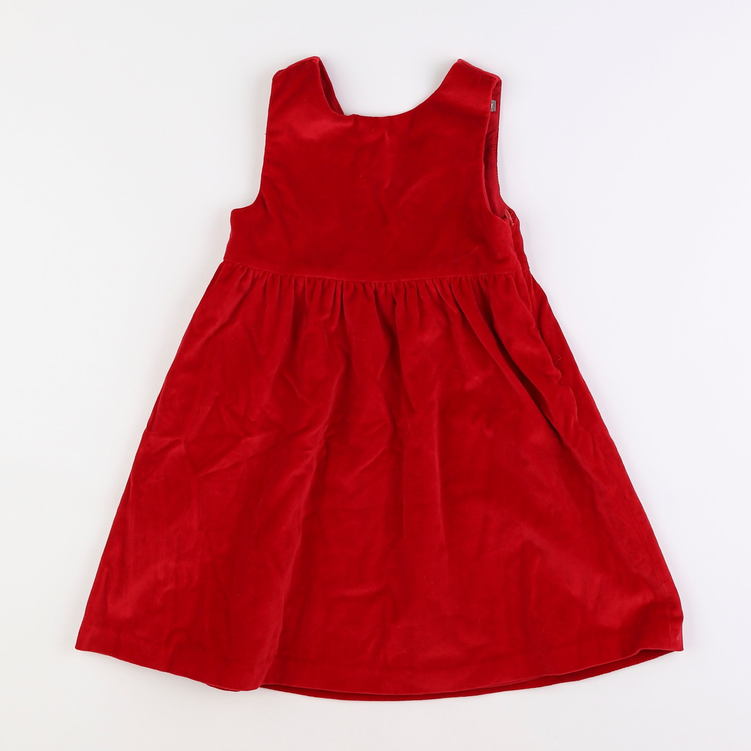 Vertbaudet - robe rouge - 6 ans