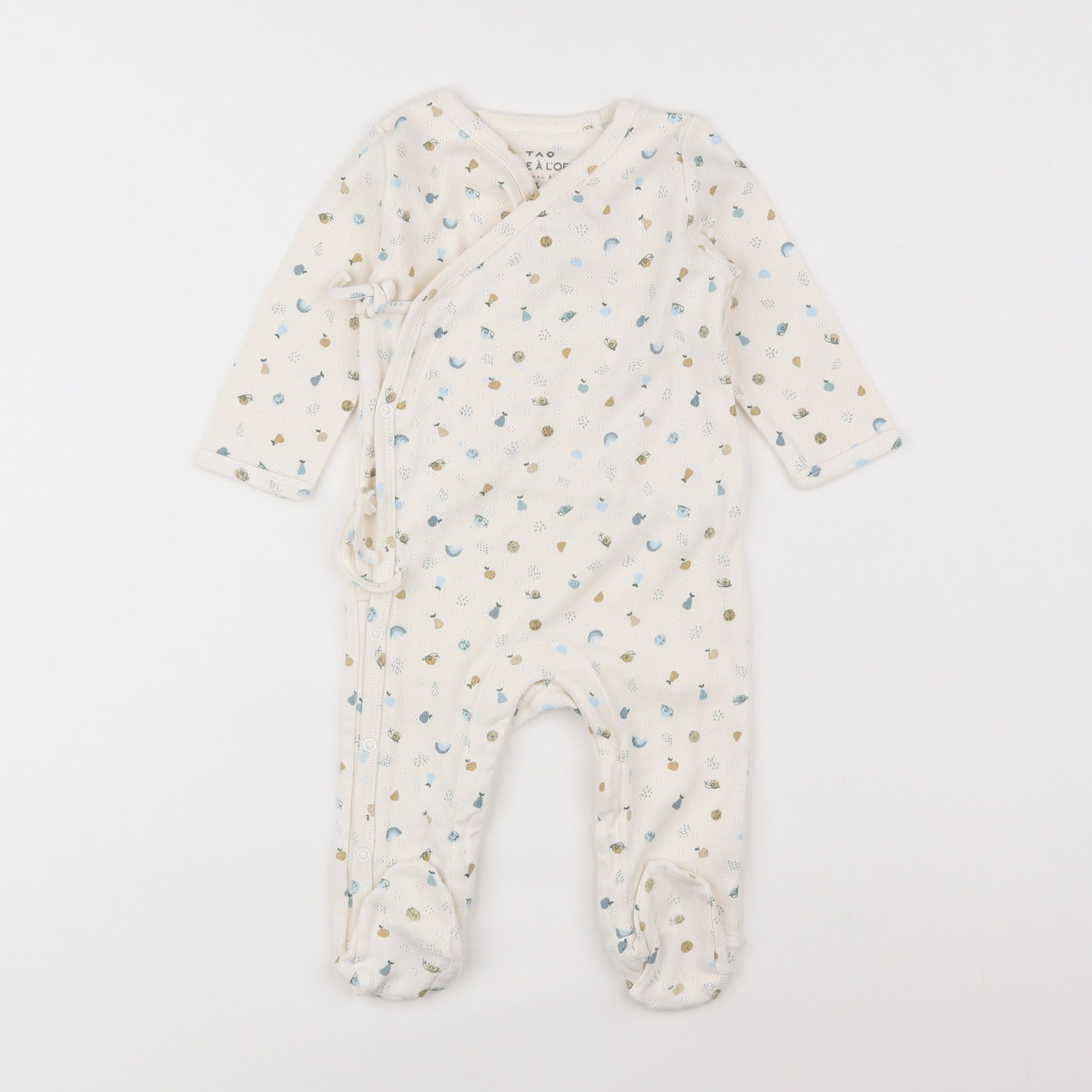 Tape à l'oeil - pyjama coton beige - 6 mois