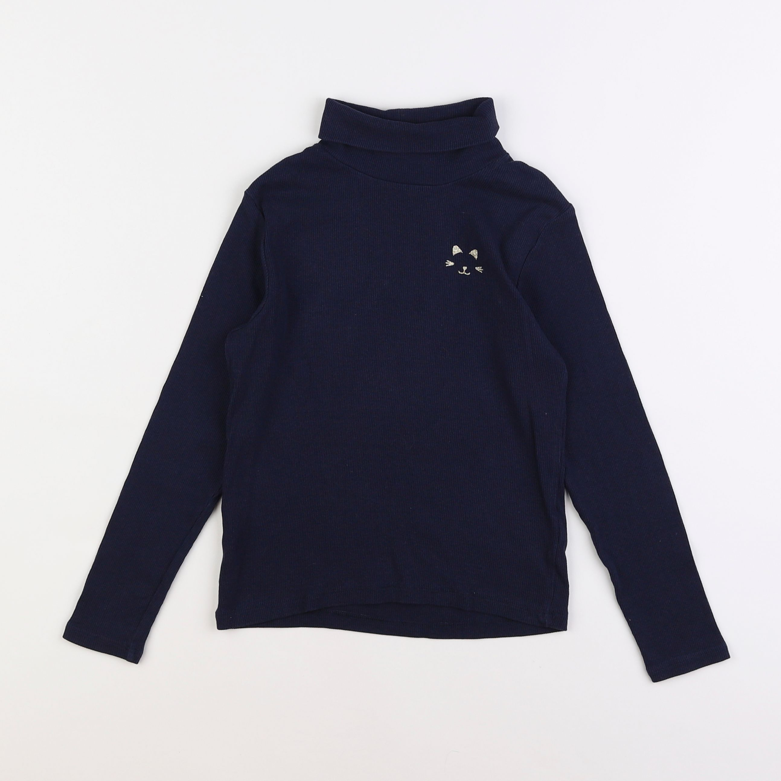 Vertbaudet - sous-pull bleu - 8 ans