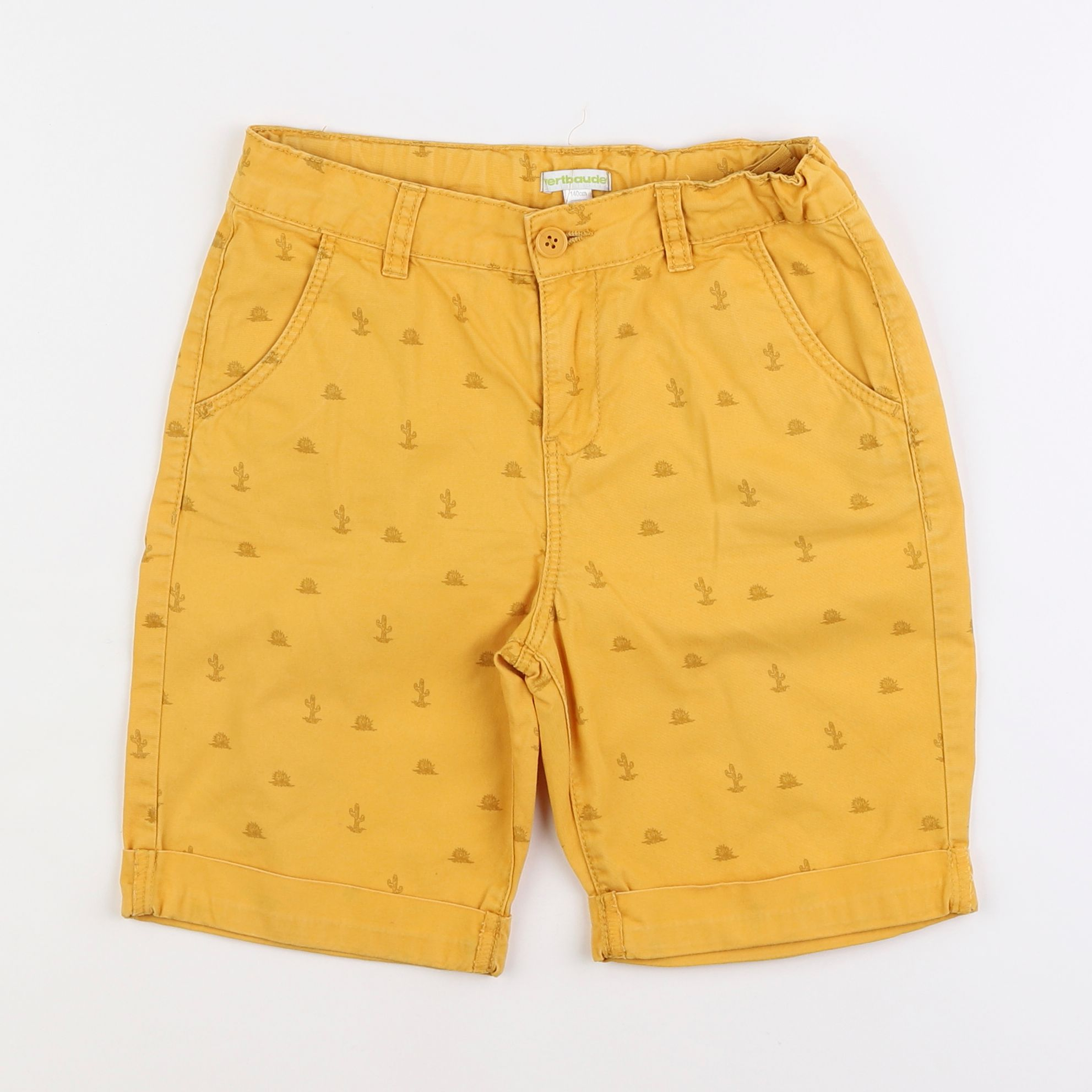 Vertbaudet - short jaune - 10 ans