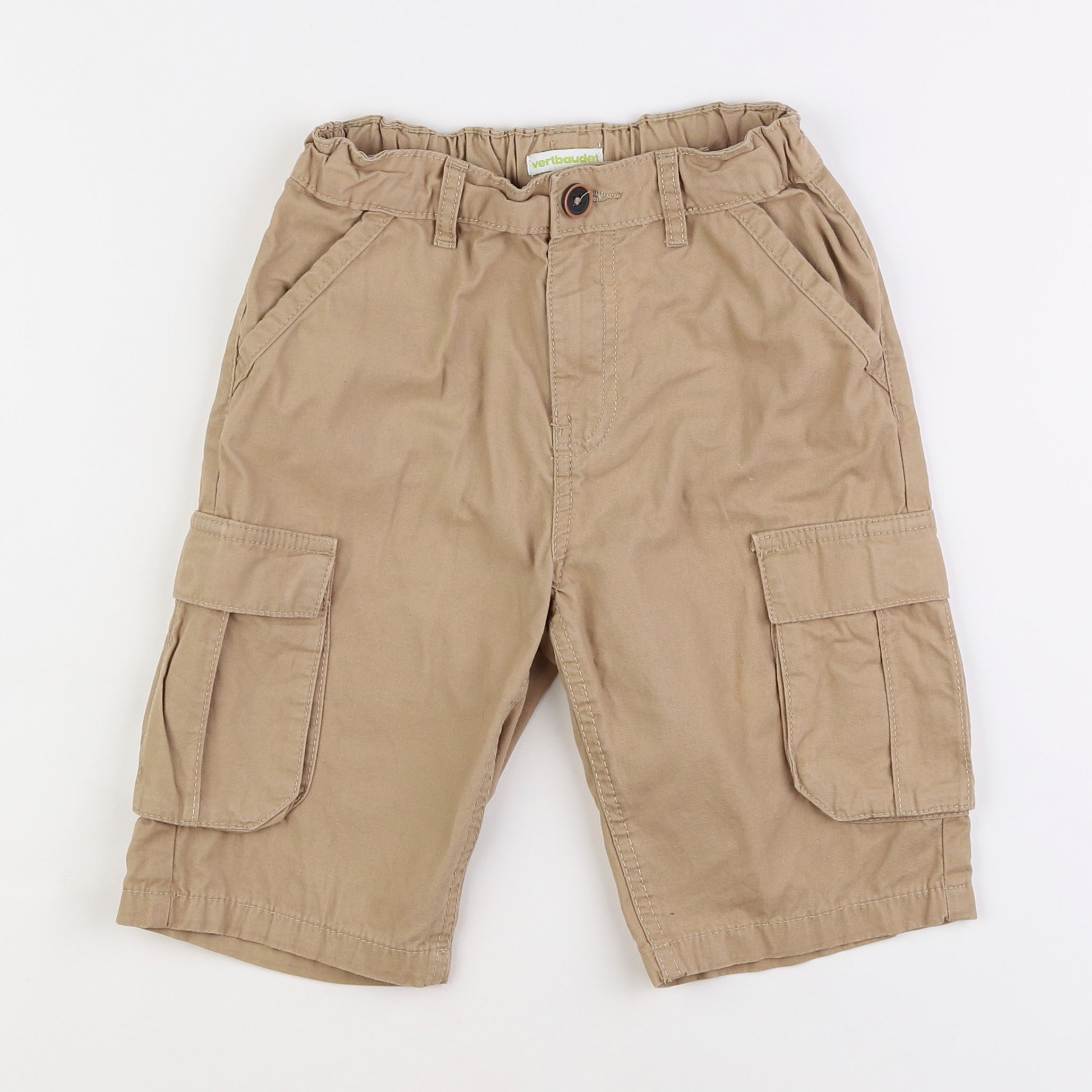 Vertbaudet - short beige - 10 ans