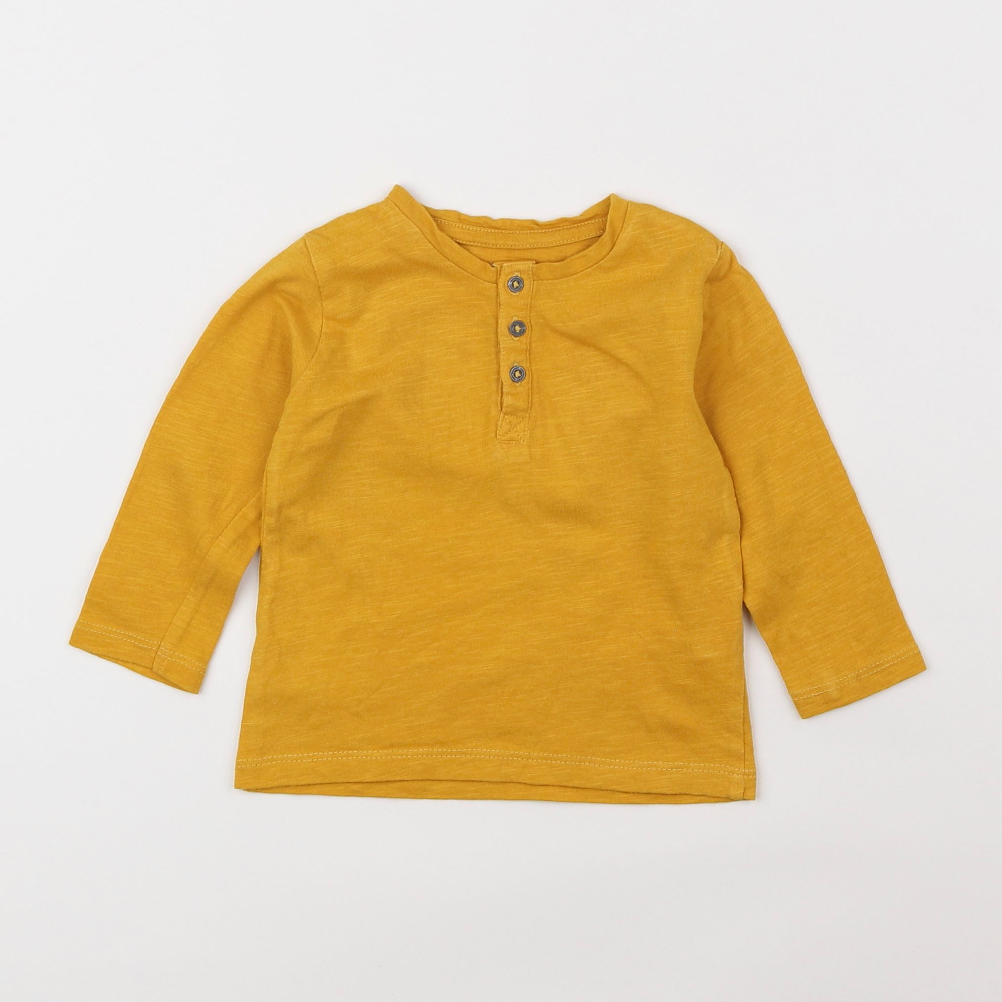 Vertbaudet - tee-shirt jaune - 9 mois