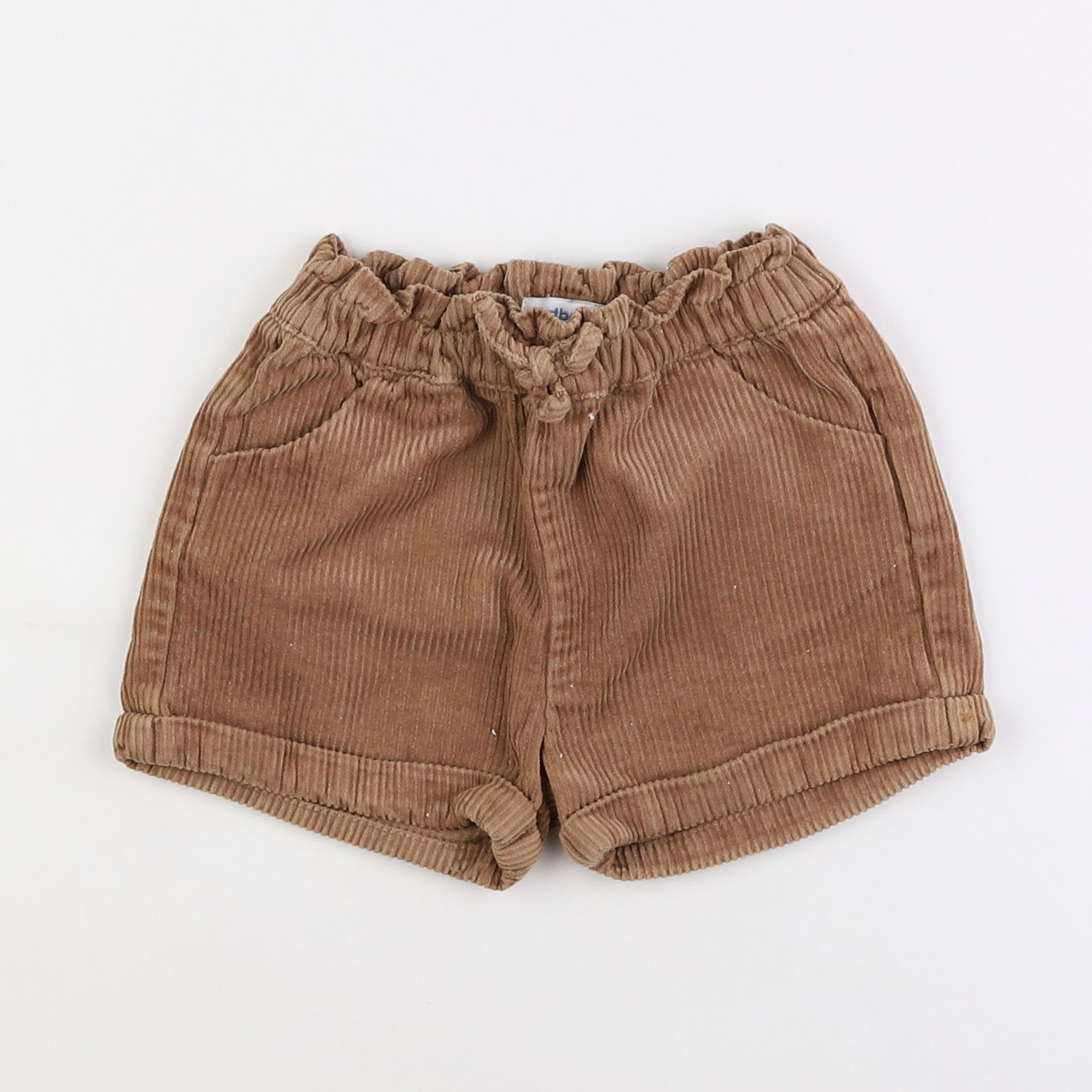 Vertbaudet - short marron - 2 ans