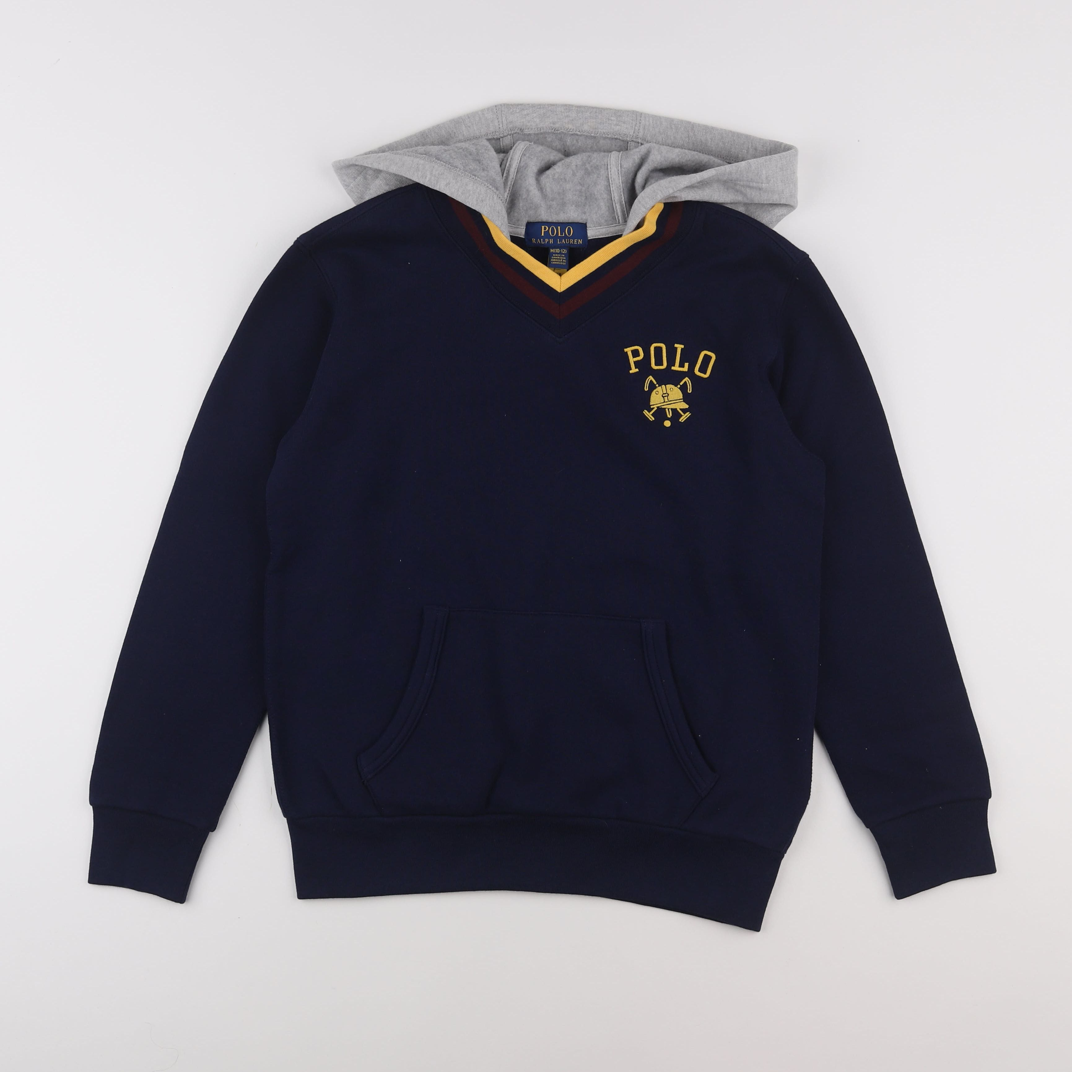 Ralph Lauren - sweat bleu - 10/12 ans